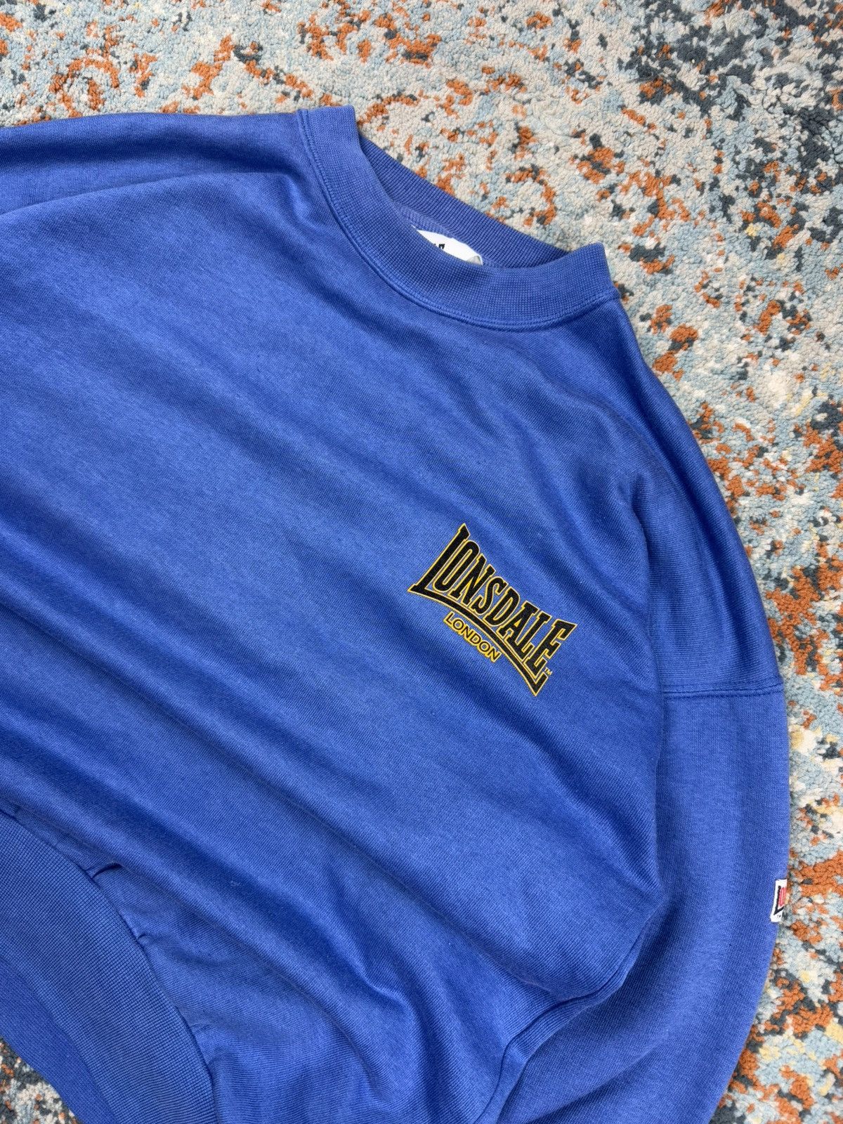 Lonsdale × Vintage Vintage 90s Lonsdale super baggy boxy spellout sweatshirt Size US S / EU 44-46 / 1 - 6 Thumbnail