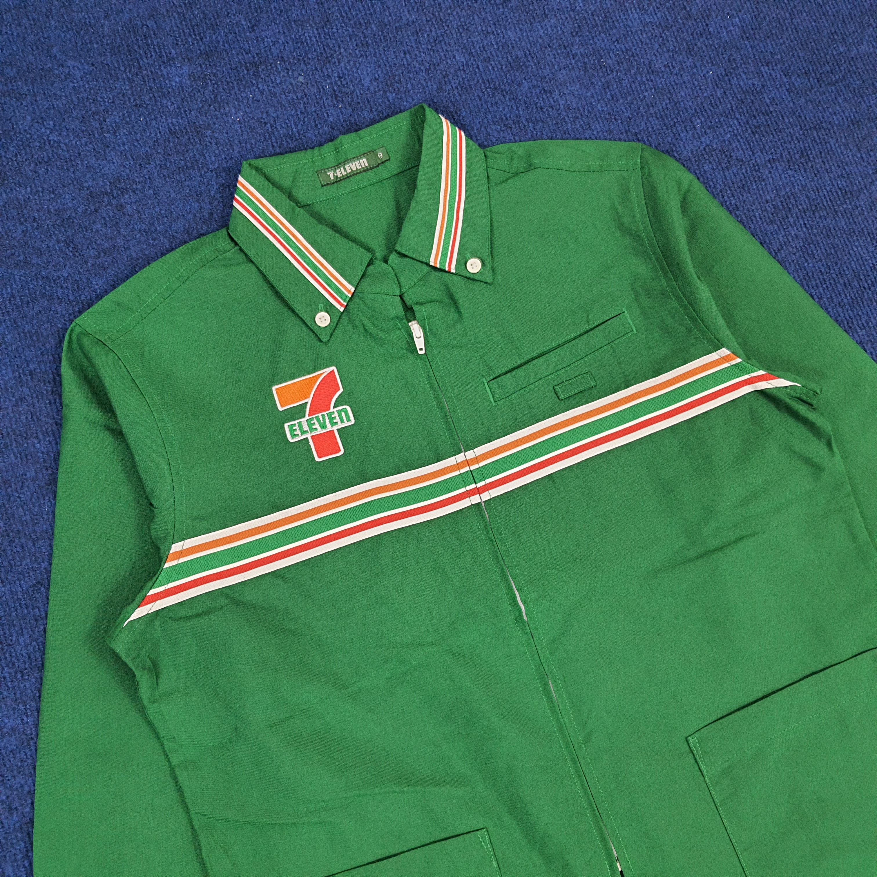 Japanese Brand × Vintage Vintage 7 Eleven Staff Uniform Japanese Brand Worker Jacket Size US S / EU 44-46 / 1 - 2 Thumbnail