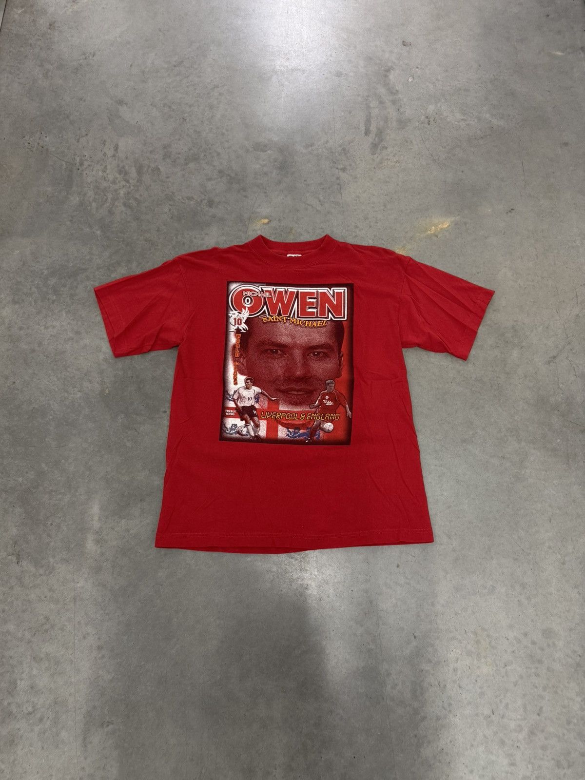 Adidas Liverpool FC Micheal Oven Soccer Player T Shirt England M Size US M / EU 48-50 / 2 - 4 Thumbnail