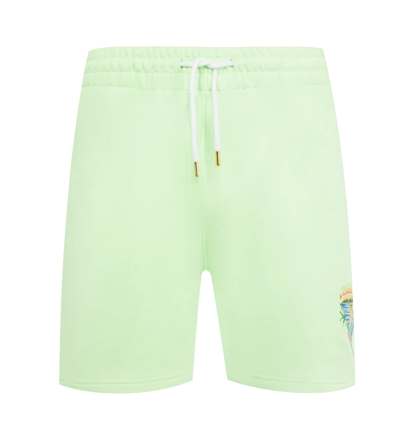 Casablanca o1h1sh10526 Innocence Triangle Sweatshort in Green Size US 30 / EU 46 - 1 Thumbnail