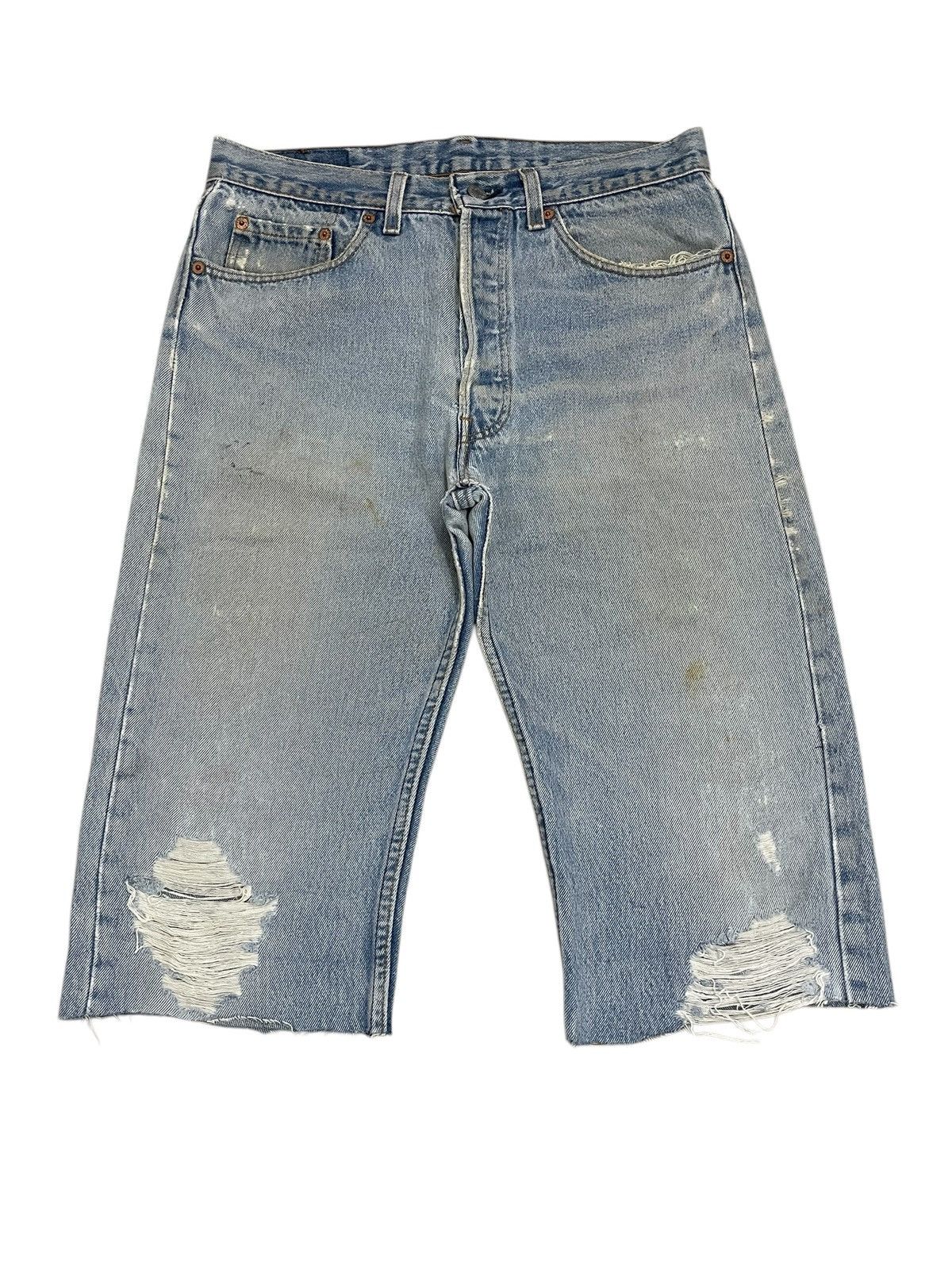 Levi's Vintage USA Levis 501 Distressed Rusty Cut Denim Size US 31 - 2 Thumbnail