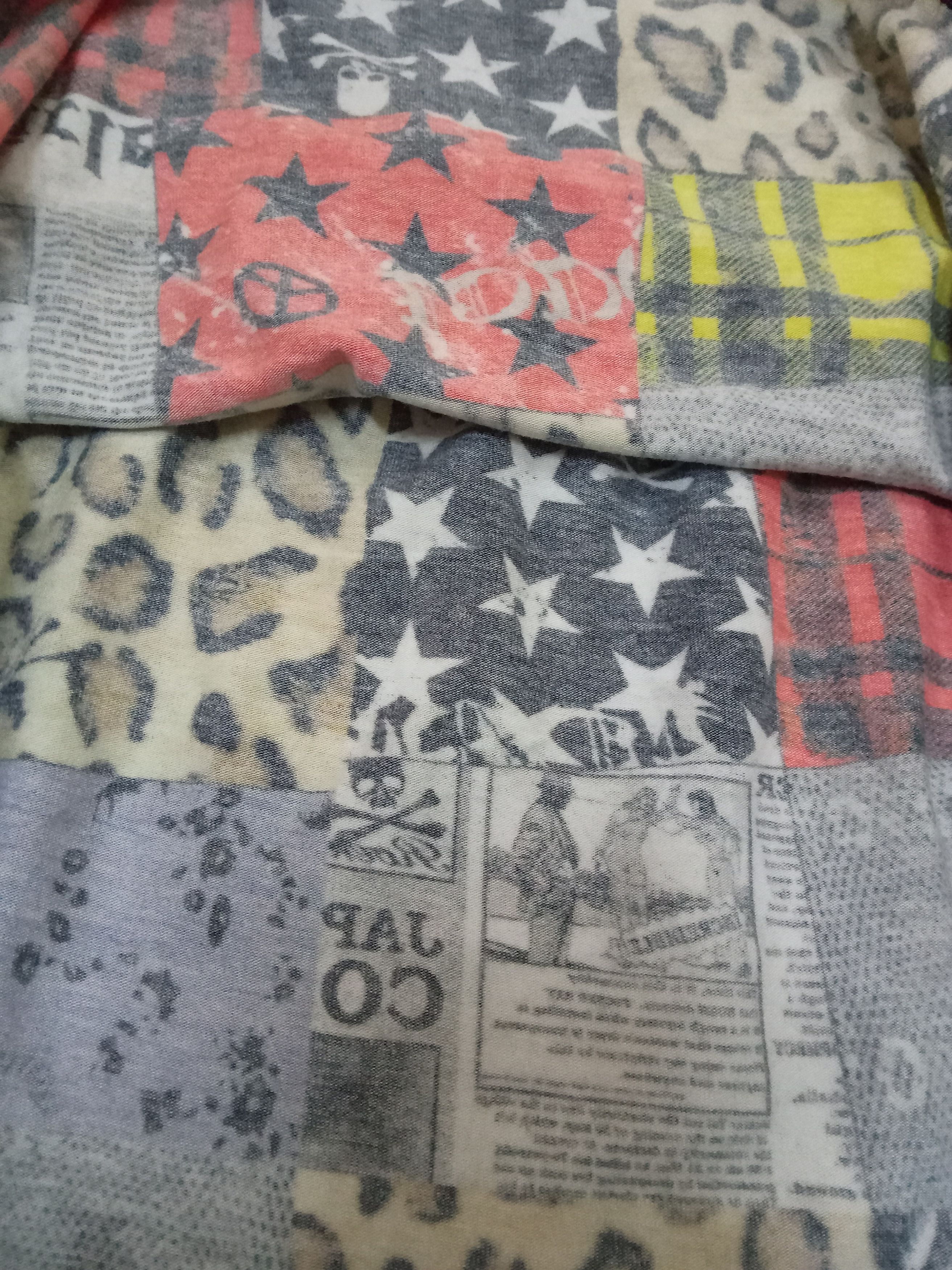 Roen Roen Patchwork Punk Design T Shirt Size L / US 10 / IT 46 - 12 Thumbnail