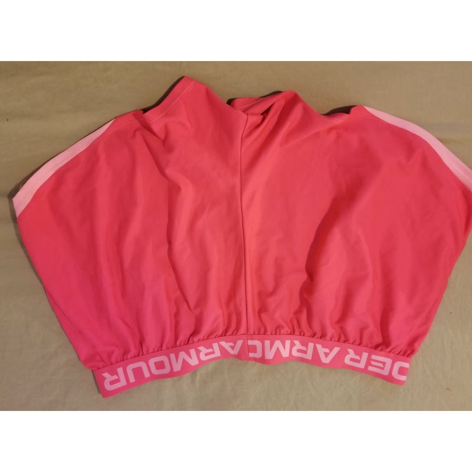 Under Armour VINTAGE Pink Under Armour 3XL Athletic Shorts Workout Gym Womens Size 40" / US 18 - 2 Thumbnail