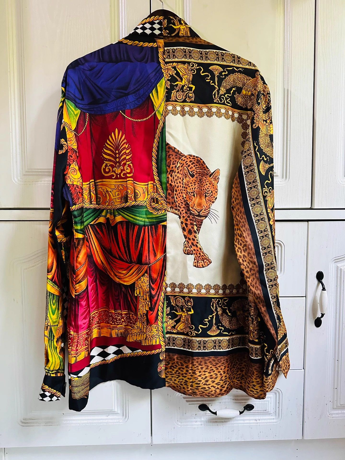 Versace Versace Mainline Runway Limited Silk Shirt Size US XS / EU 42 / 0 - 2 Thumbnail