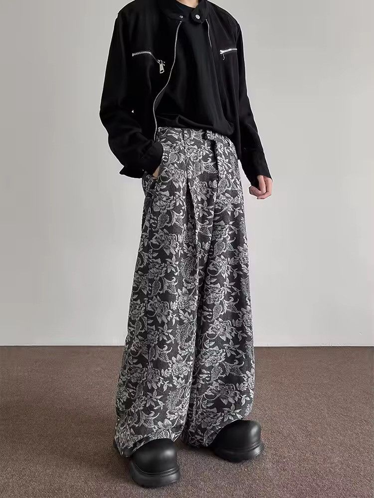 Japanese Brand Flower Style Pant Size US 35 - 6 Thumbnail