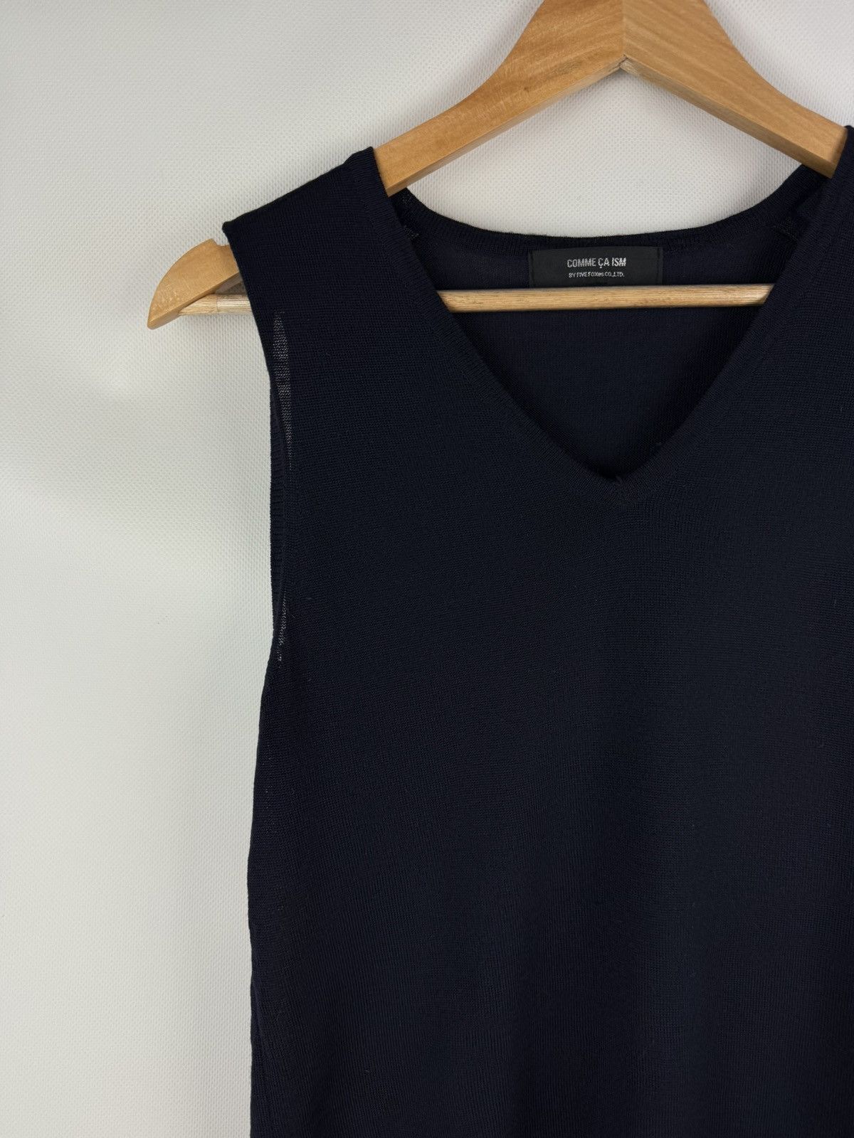 Comme Ca Ism Comme Ca Ism Japanese Knitted Sleeveless Wool Vest Sweater Size US M / EU 48-50 / 2 - 5 Thumbnail