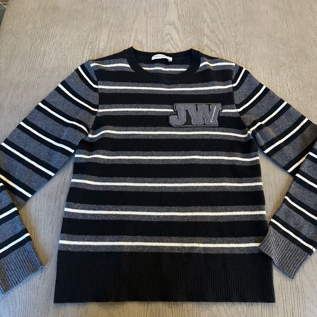 JW Anderson JW Anderson Logo Patch Stripe Crew Knit Size S / US 4 / IT 40 - 2 Thumbnail