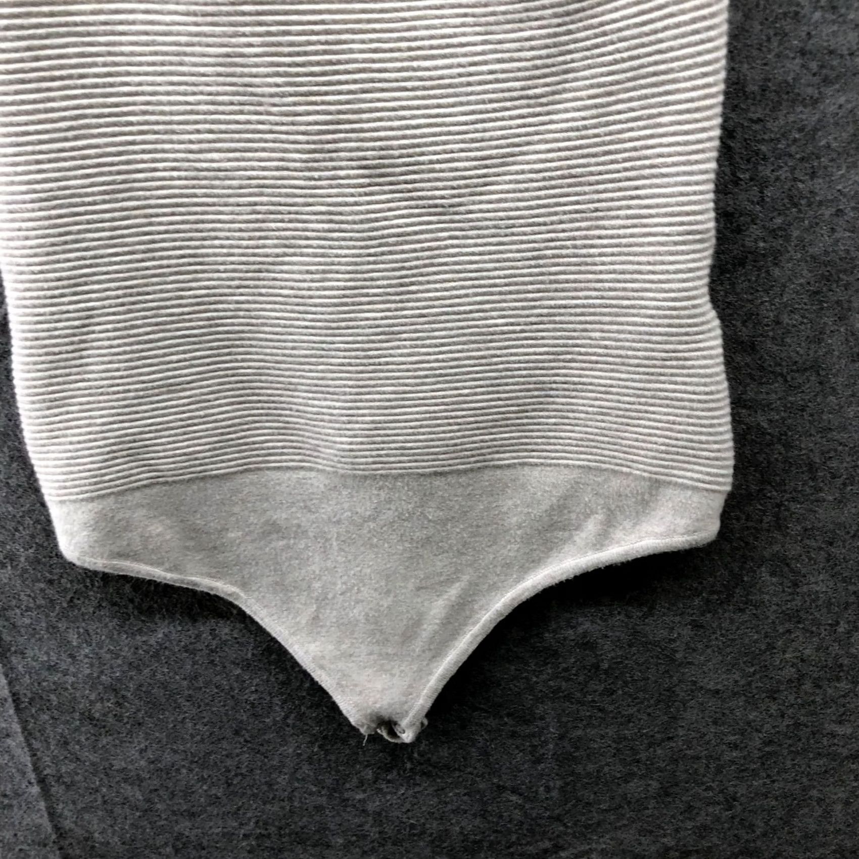 Abercrombie & Fitch Abercrombie & Fitch One Shoulder Ribbed Bodysuit Womens S Beige Knit Sweater Size S / US 4 / IT 40 - 4 Thumbnail