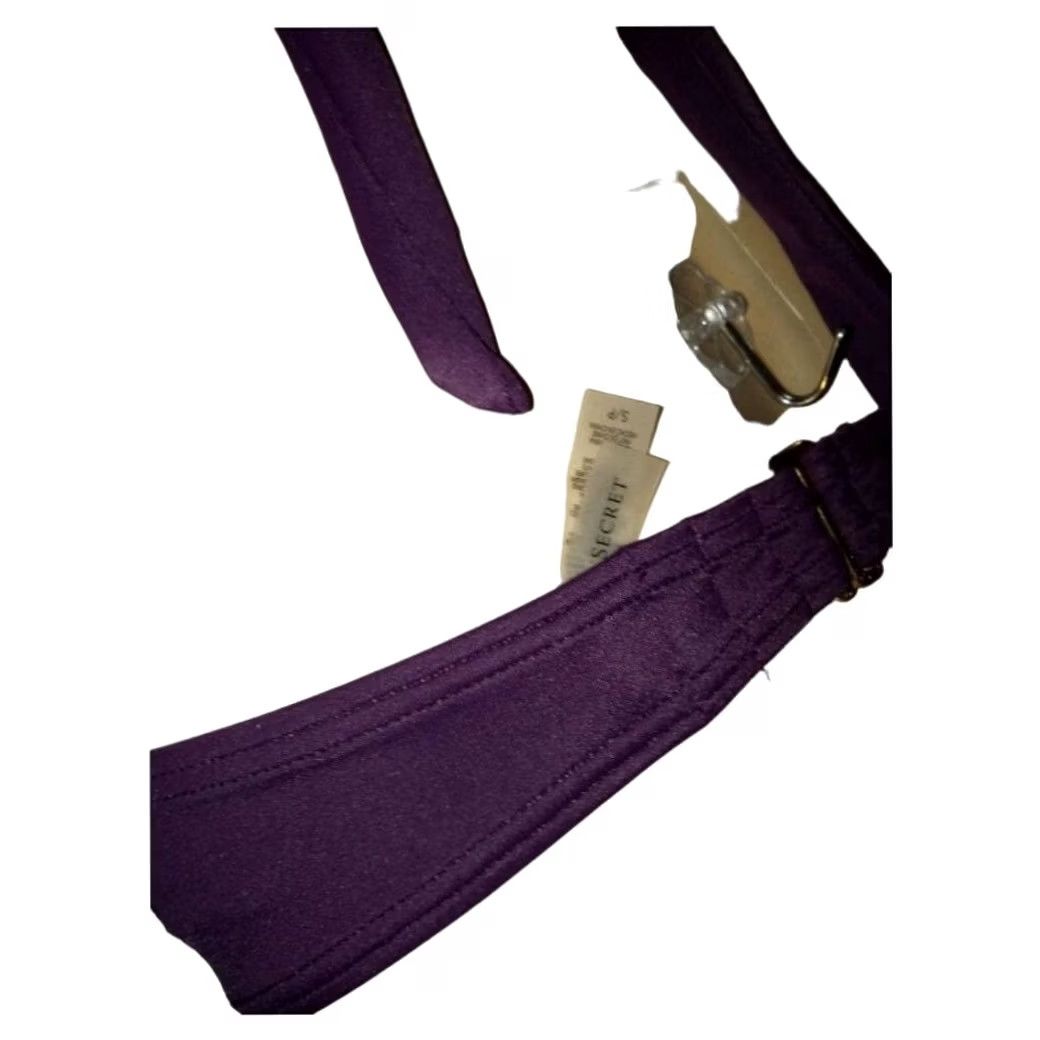 Victoria's Secret Victoria's Secret Swim Bikini Top S Purple Bandeau Halter Women Small Shimmer 34C Size S Purple Mens? Size S / US 4 / IT 40 - 7 Thumbnail