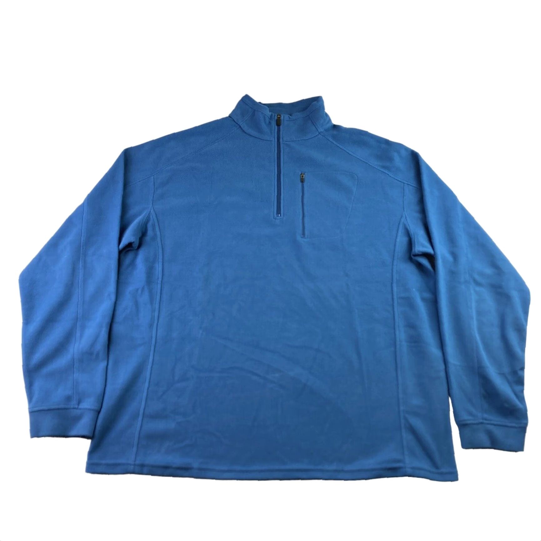 Vintage L.L. Bean Jacket Pullover 1/4 Zip Fleece Blue XL Men’s Regular Size Size US XL / EU 56 / 4 - 2 Thumbnail