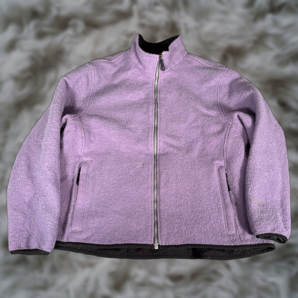 Vintage VINTAGE Woolrich Jacket Womens XL Purple Fleece Full Zip Technowool Size XL / US 12-14 / IT 48-50 - 1 Thumbnail