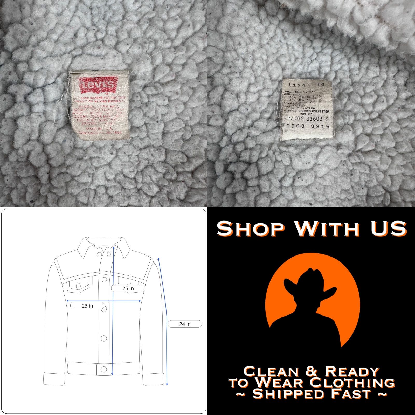 Levi's VINTAGE Levi's Jacket Denim Trucker USA Made Medium Blue Levi's Trucker 80s Mens Jacket Size US M / EU 48-50 / 2 - 9 Thumbnail
