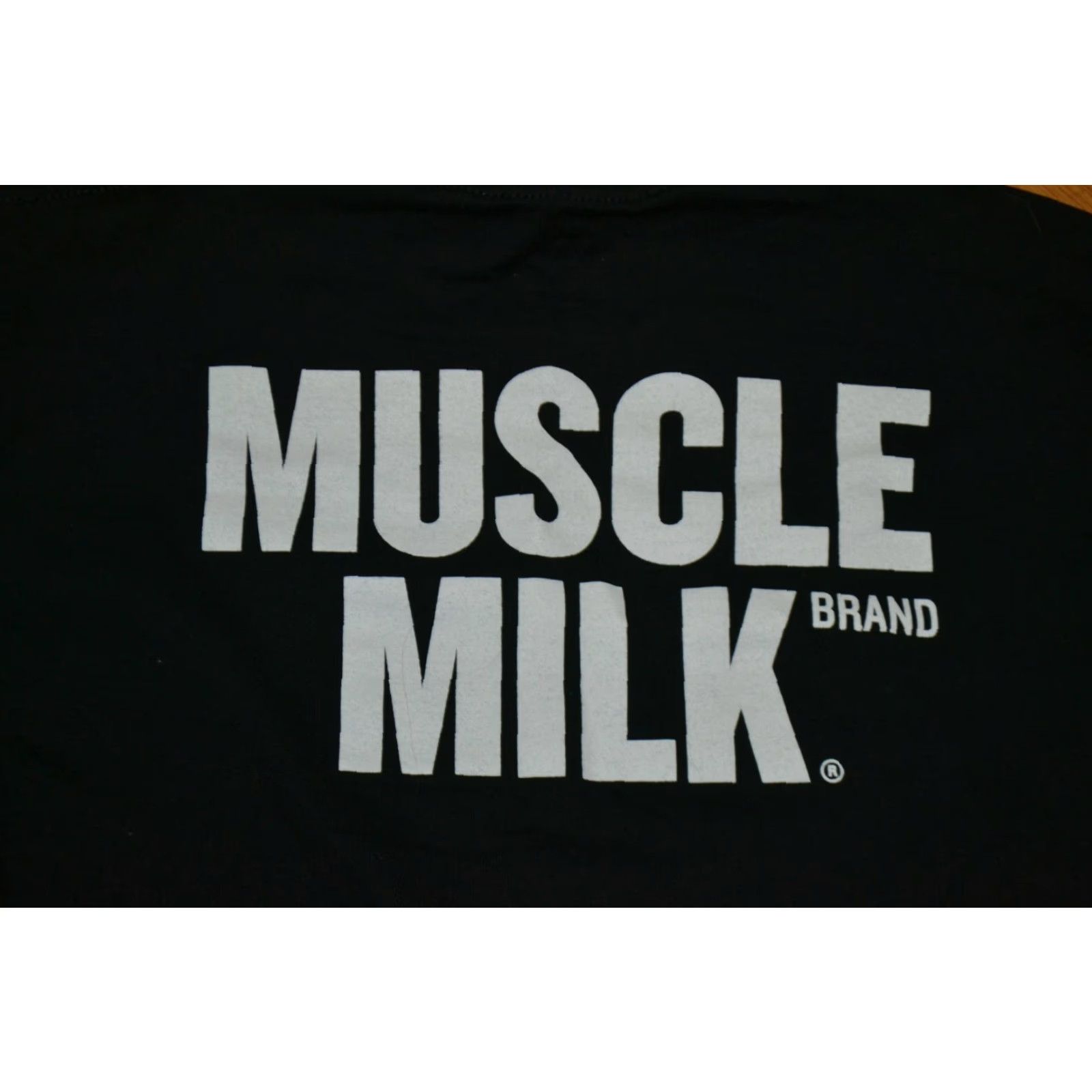 Gildan Muscle Milk T Shirt Black Small Mens Graphic Tee 100% Cotton Short Sleeve Gildan 50.50 Size S Bodybuilding Recovery Energy Shirt Size US S / EU 44-46 / 1 - 2 Thumbnail