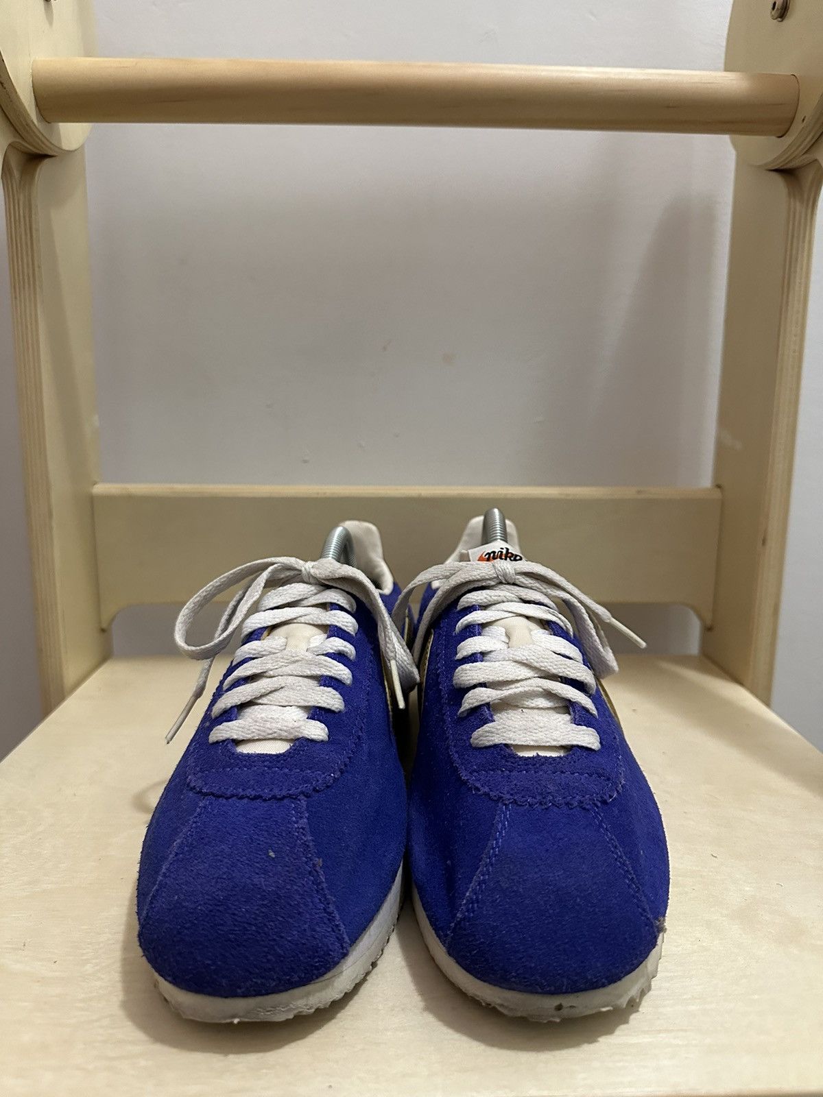 Nike × Vintage Nike Cortez Suede Vintage Royal Blue/Gold Size US 9 / EU 42 - 2 Thumbnail