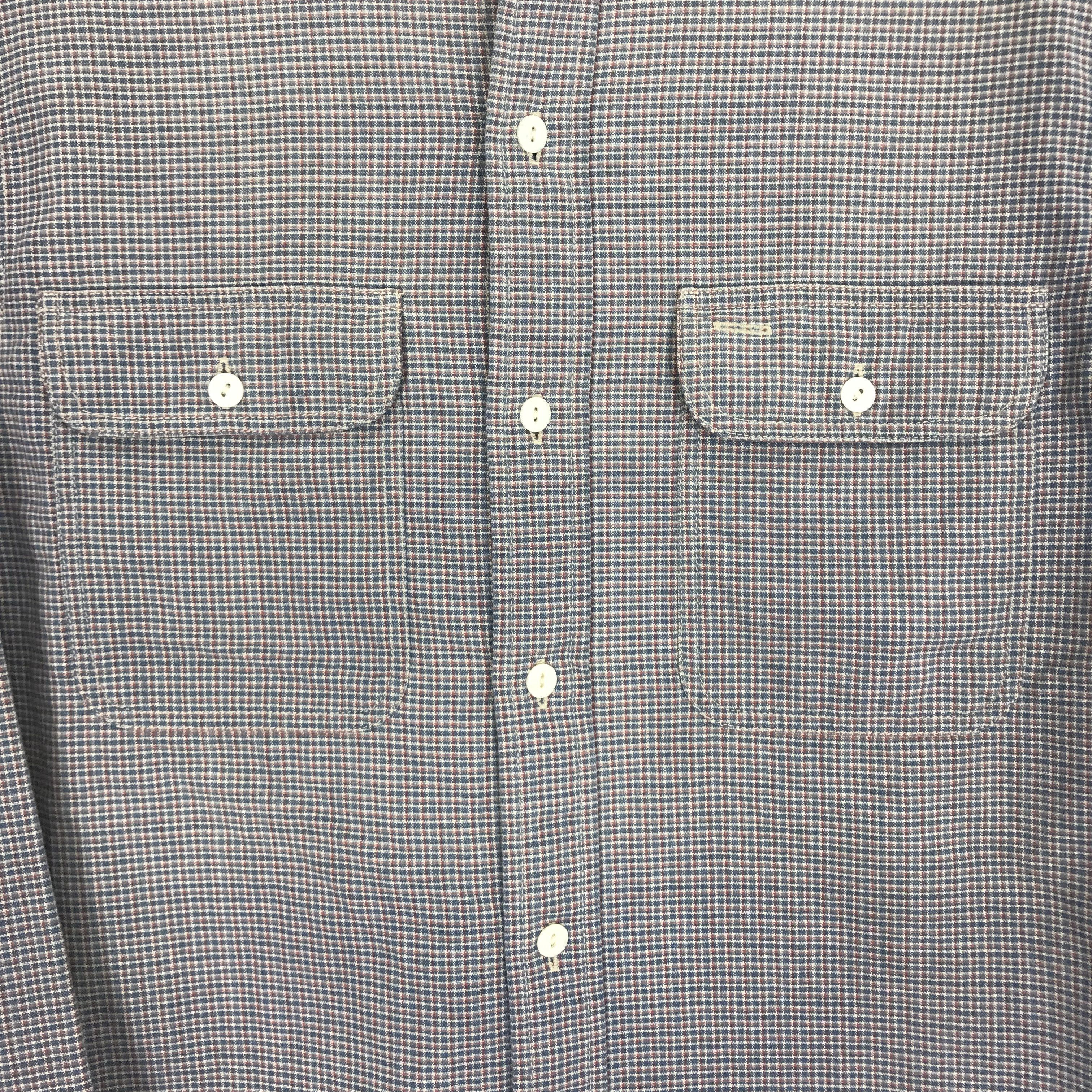 Polo Ralph Lauren × RRL Ralph Lauren × Vintage Vintage Polo Ralph Lauren Blue Checkered Double RL Casual Size US S / EU 44-46 / 1 - 5 Thumbnail