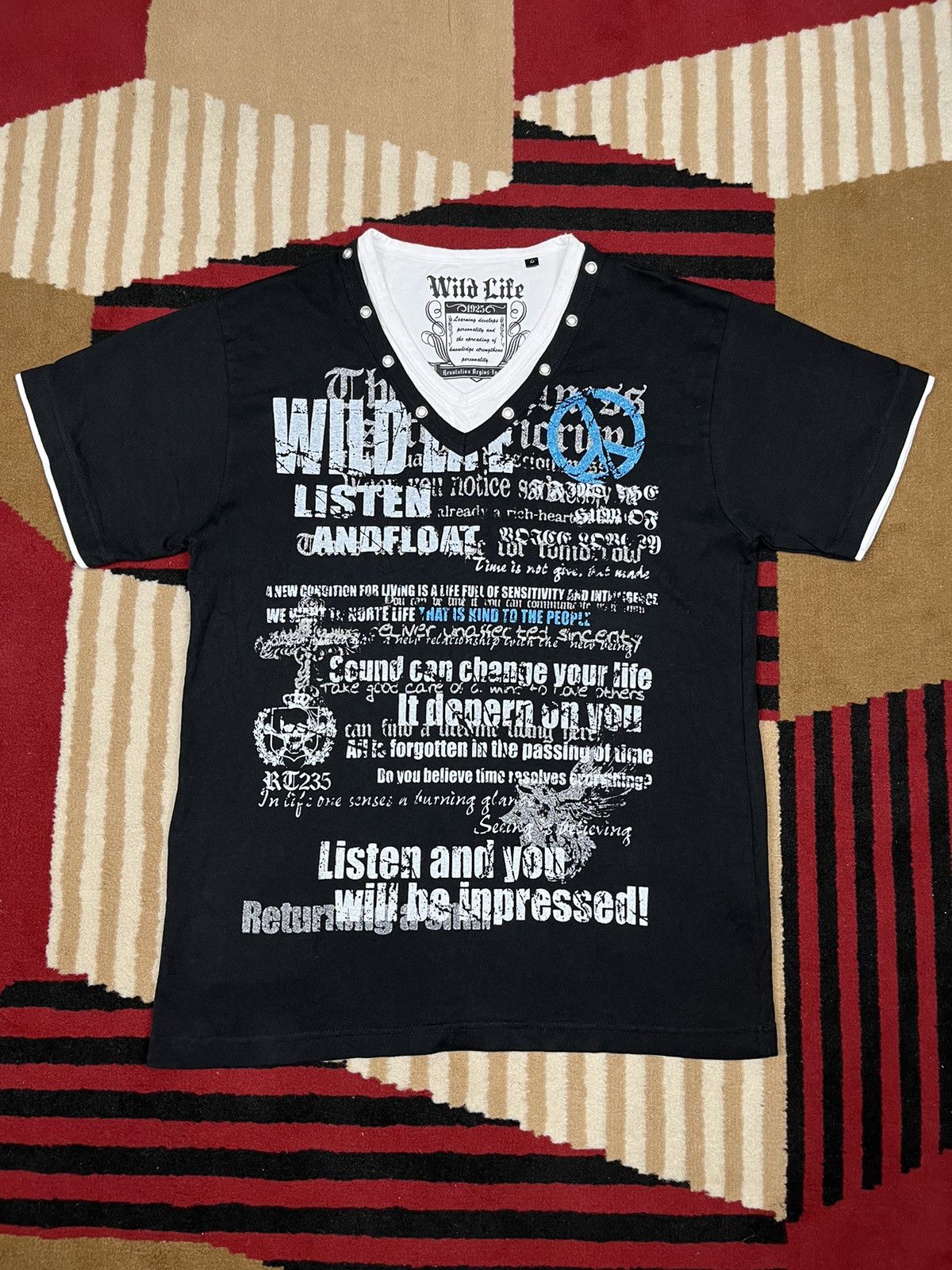 Japanese Brand Wild Life Y2K T-shirt Size US M / EU 48-50 / 2 - 2 Thumbnail