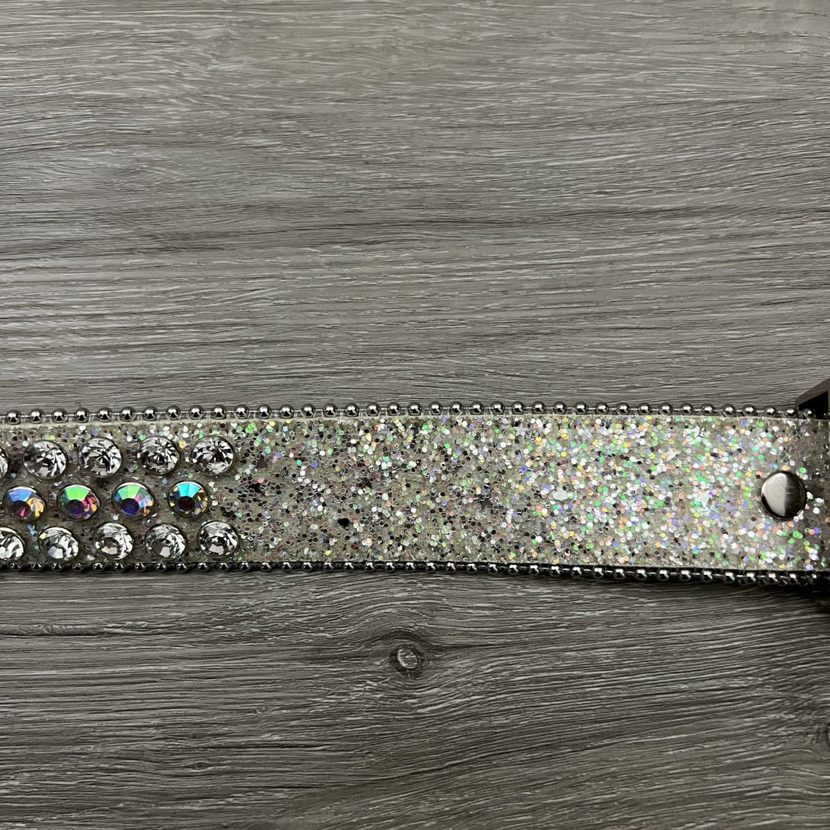The GV Gallery GV Gallery Raspberry Hills RH Denim Rhinestone Belt Size 28 - 5 Thumbnail