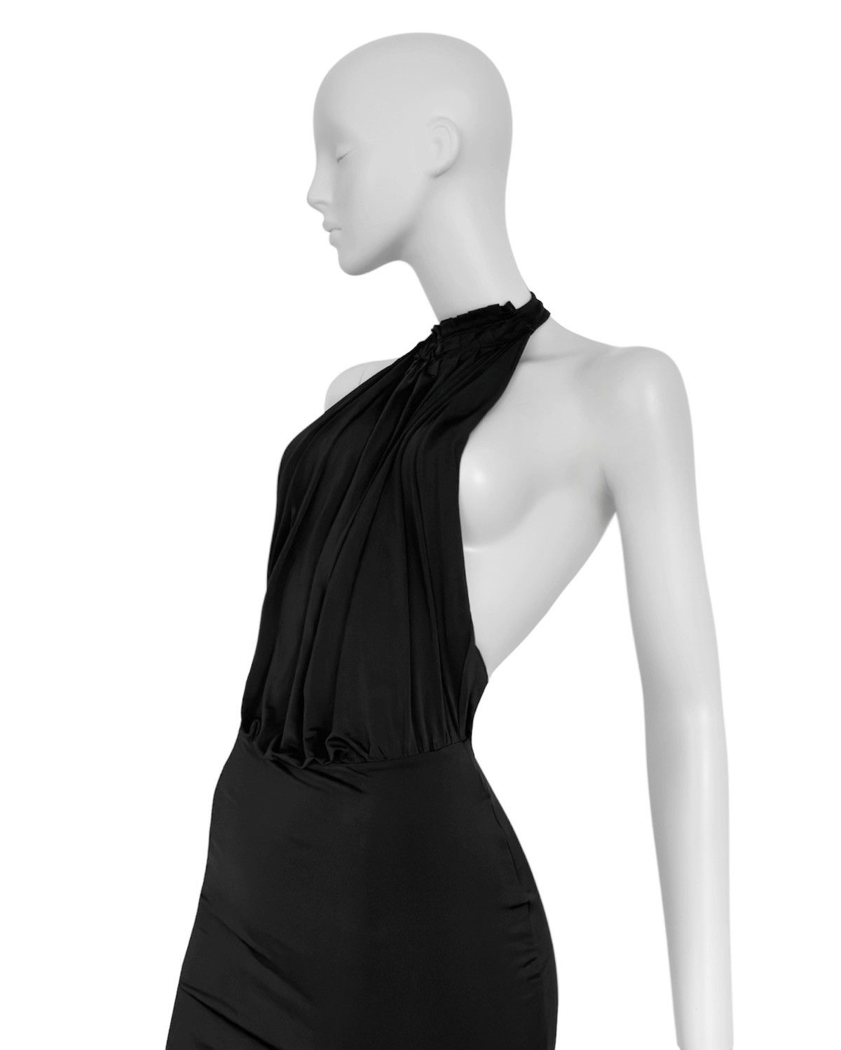 Gucci Runway Tom Ford for Gucci black open-back dress Size M / US 6-8 / IT 42-44 - 1 Thumbnail