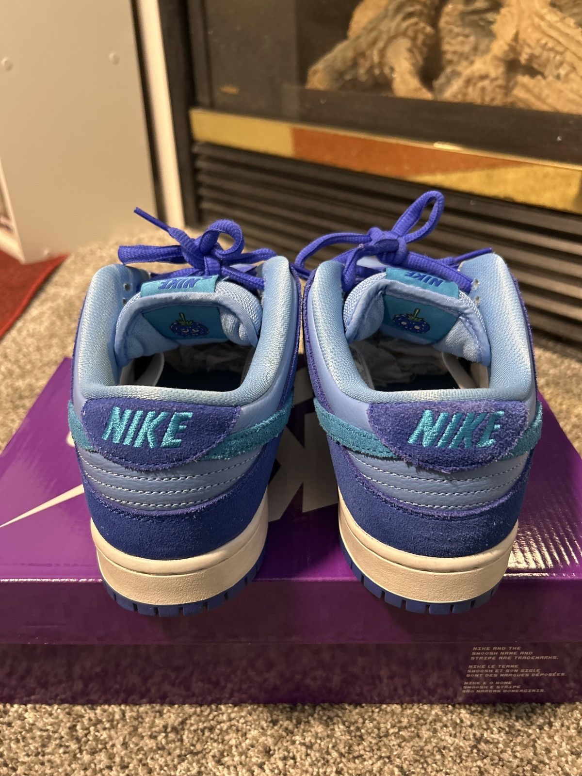 Nike Dunk Low Pro SB ‘Fruity Pack - Blue Raspberry’ Size US 9 / EU 42 - 4 Thumbnail