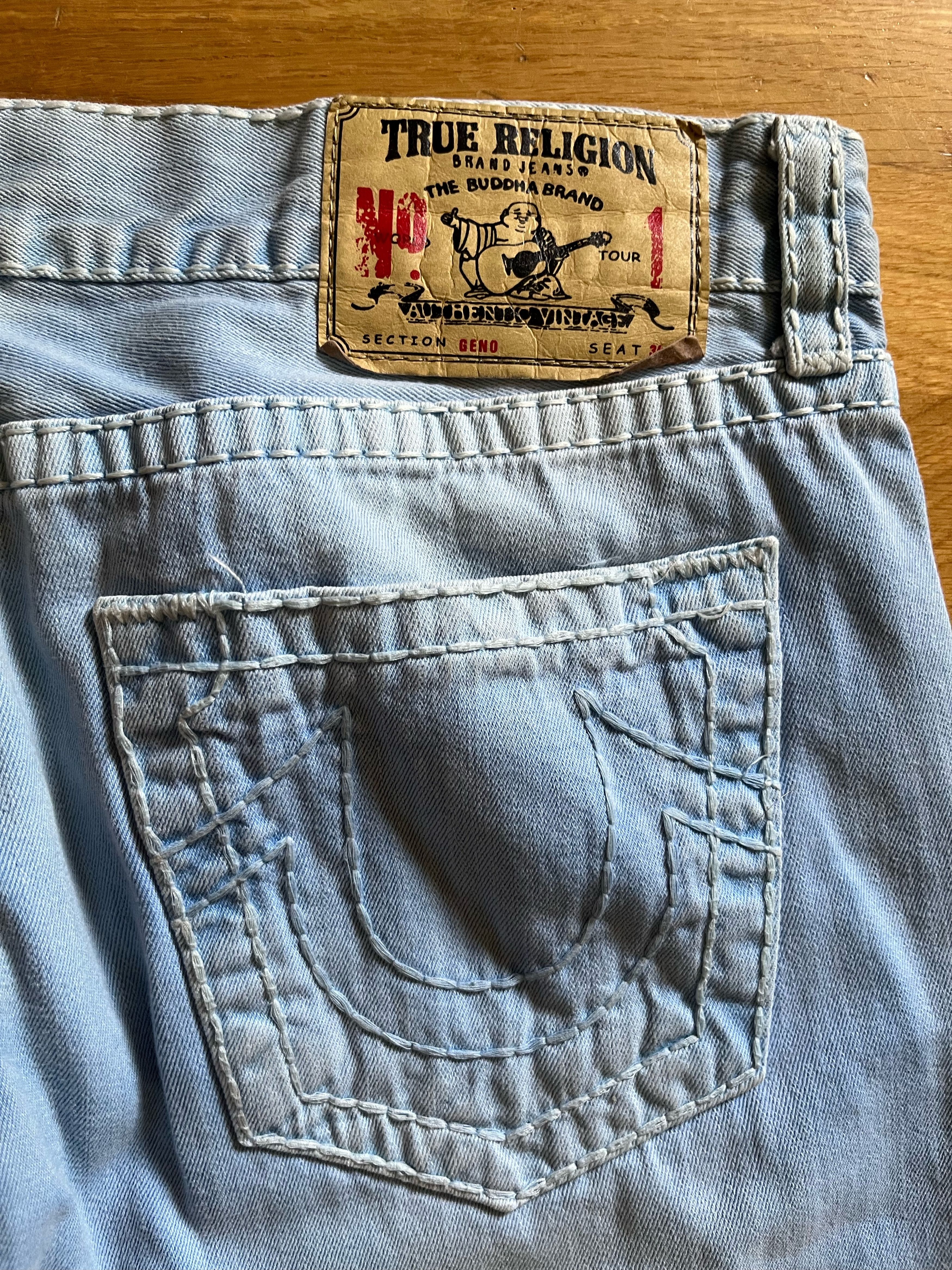True Religion × Vintage True Religion Baggy Denim Pants Size US 38 / EU 54 - 5 Thumbnail