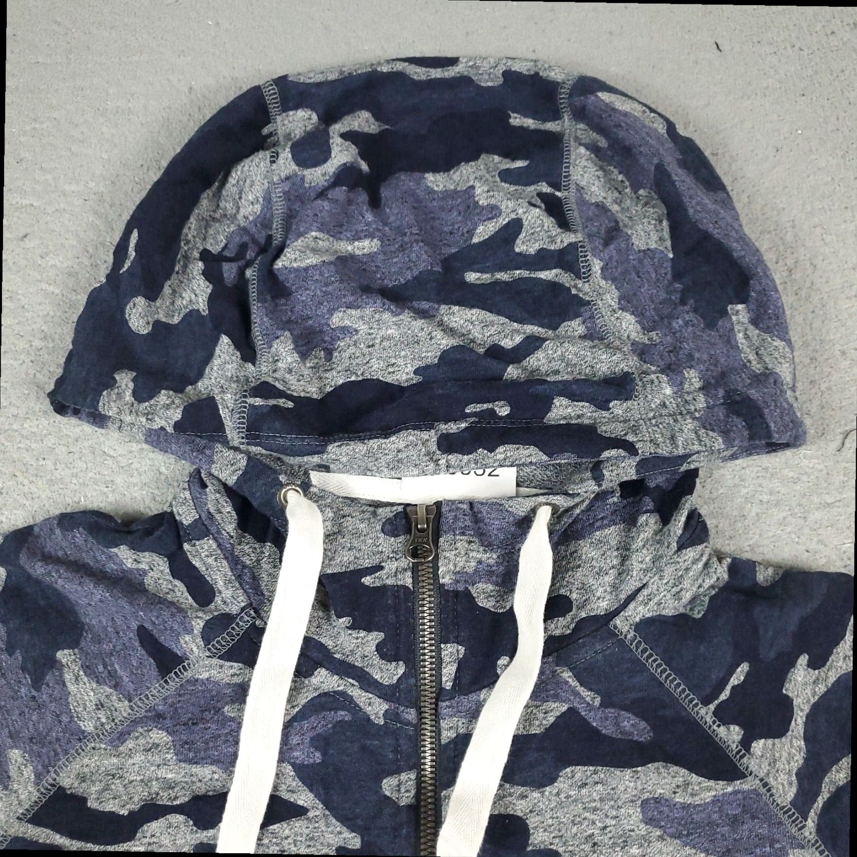 Nike Nike Womens Small Blue Camouflage Full Zip Up Hoodie Sweatshirt Swoosh Size S / US 4 / IT 40 - 3 Thumbnail