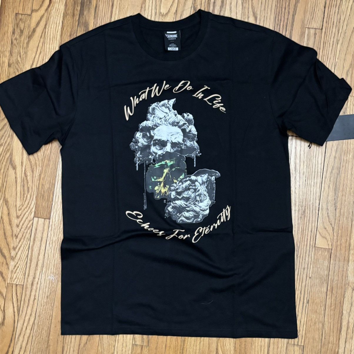 Other Genuine Tshirt L “What We Do In Life” Size US L / EU 52-54 / 3 - 1 Thumbnail