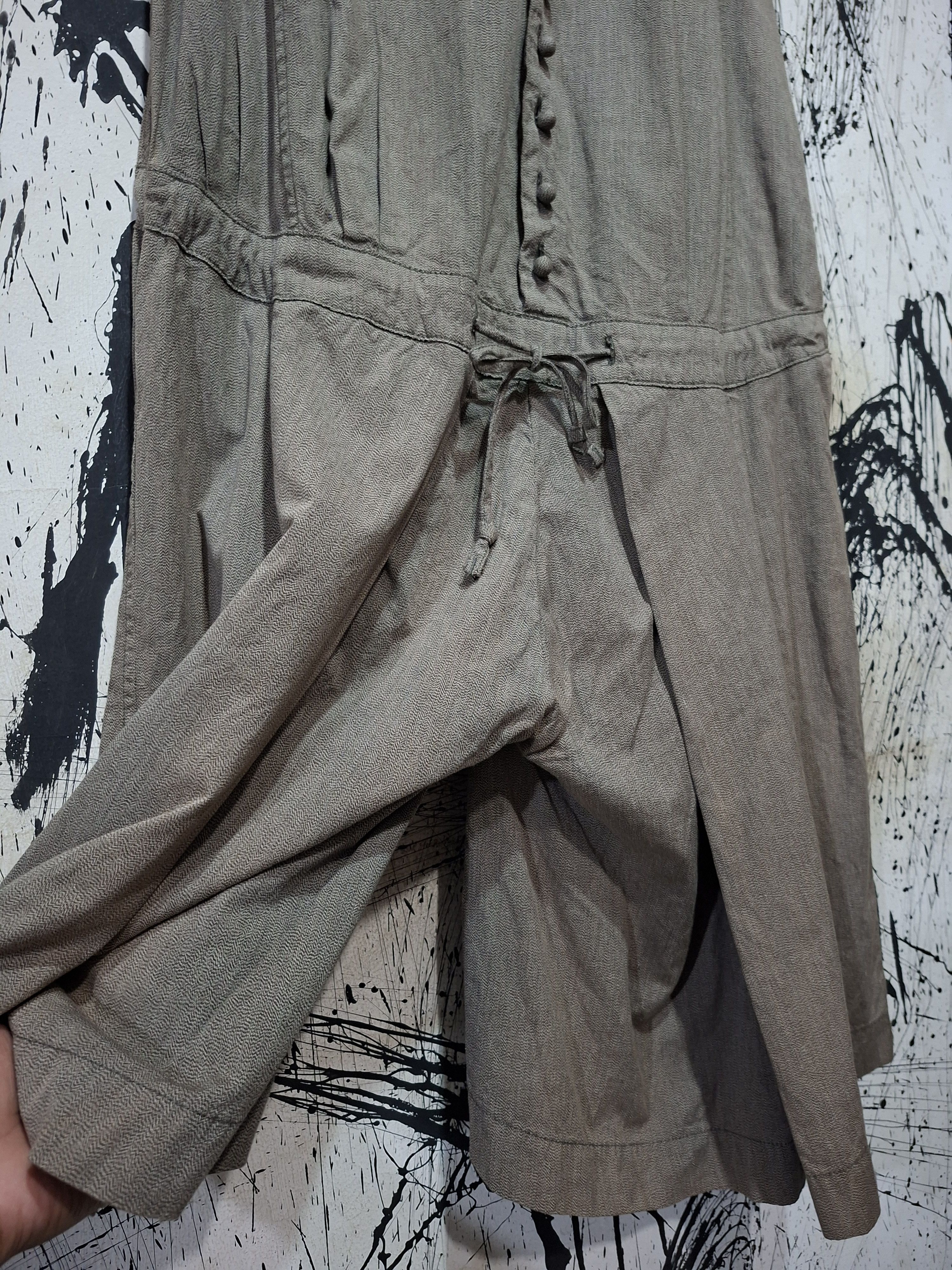 Kapital 00'S KAPITAL HERRINGBONE SLEEVELESS WORKWEAR JUMPSUIT Size US 30 / EU 46 - 4 Thumbnail