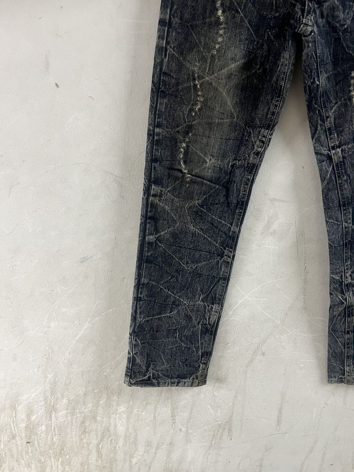 4GSELLER × Japanese Brand BACK FORTH DISTRESSED DENIM PANT Size US 31 - 4 Thumbnail