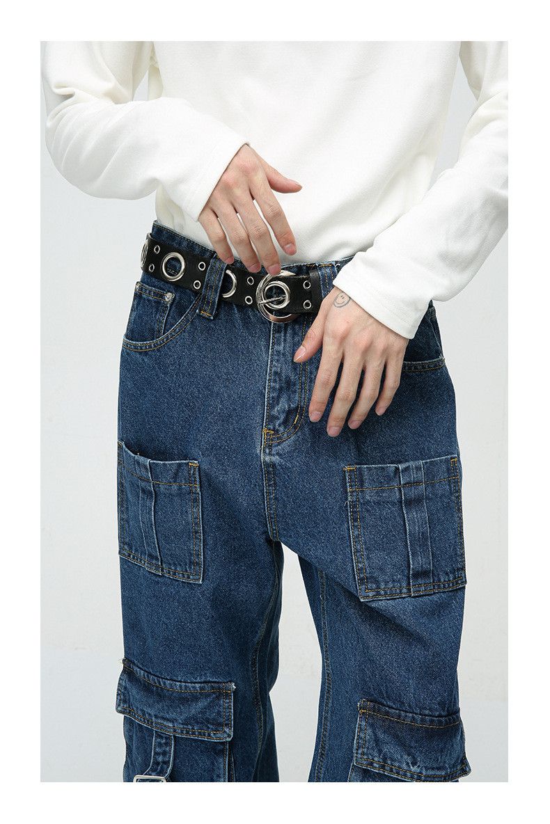 Japanese Brand × Jean Multi Pocket Patchwork Jeans Size US 31 - 2 Thumbnail