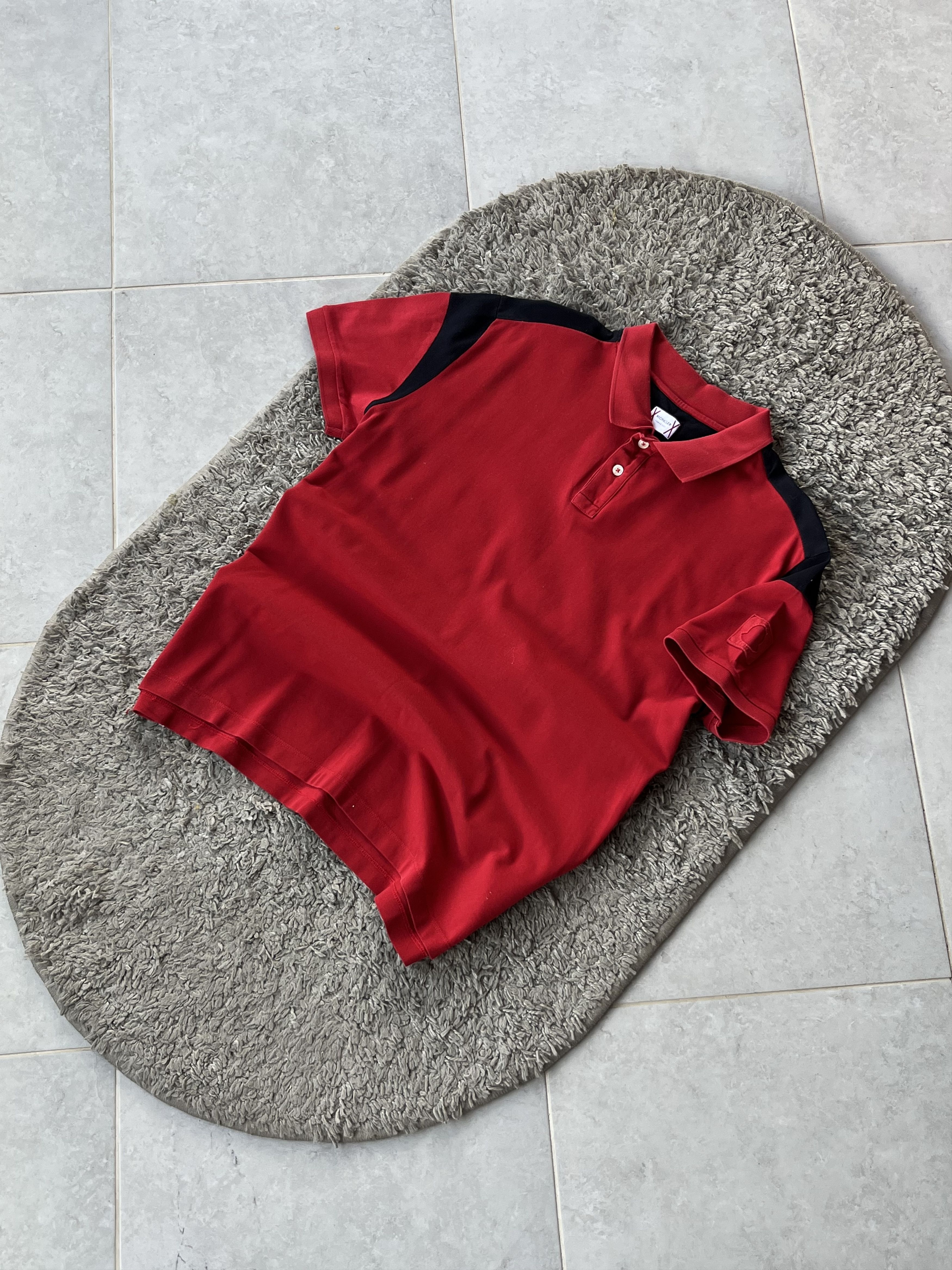 Moncler MONCLER GAMME BLEU Vintage Polo MADE IN ITALY Red/Blue Size US L / EU 52-54 / 3 - 2 Thumbnail
