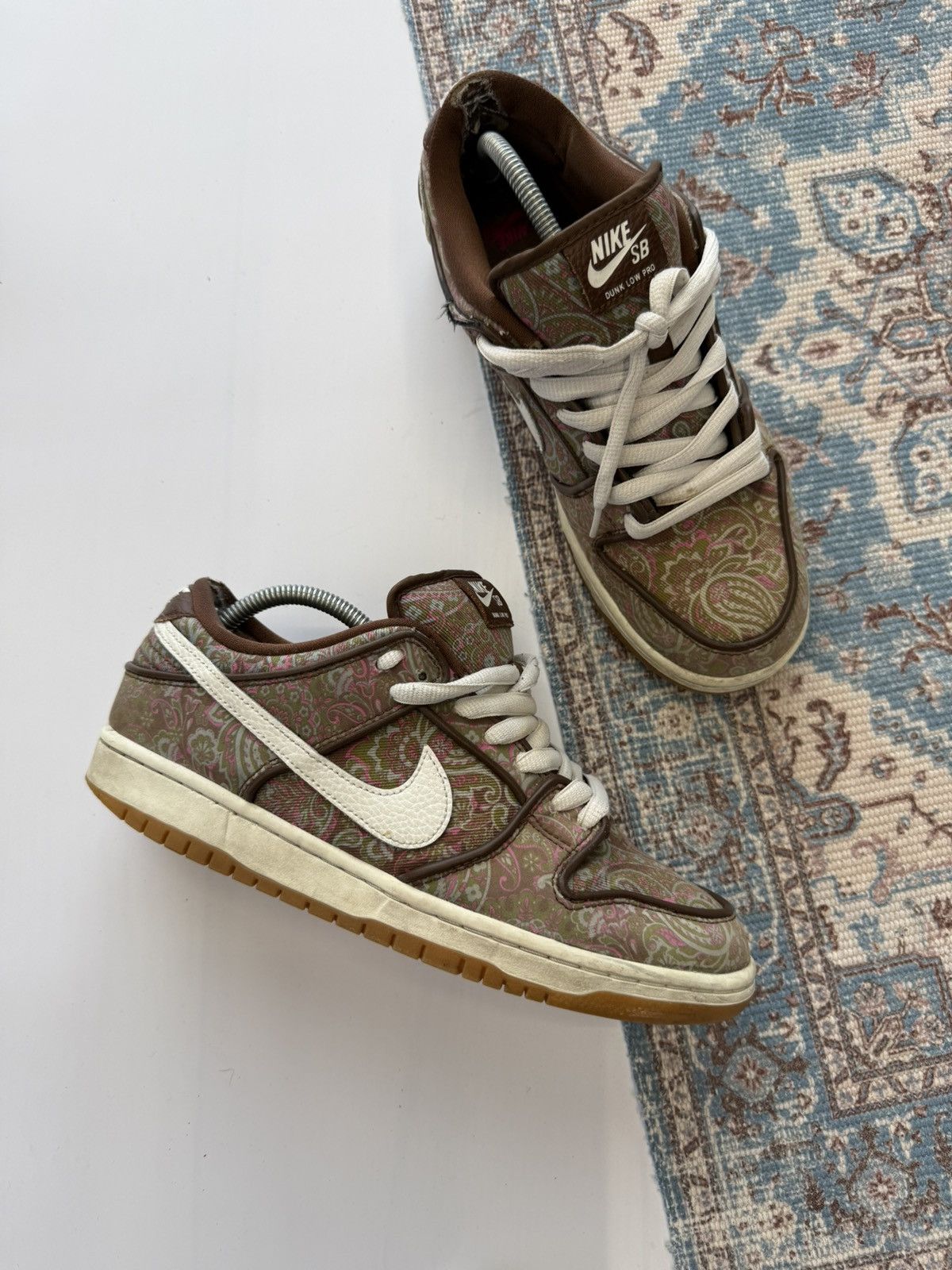 Nike Nike SB Dunk Pro Paisley Brown Low Sneakers Size US 9 / EU 42 - 1 Thumbnail