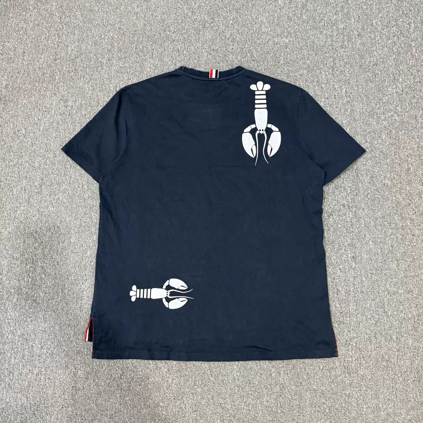 Thom Browne Thom Browne Navy Blue Lobster Print T-Shirt 4 99 New Size US XL / EU 56 / 4 - 2 Thumbnail