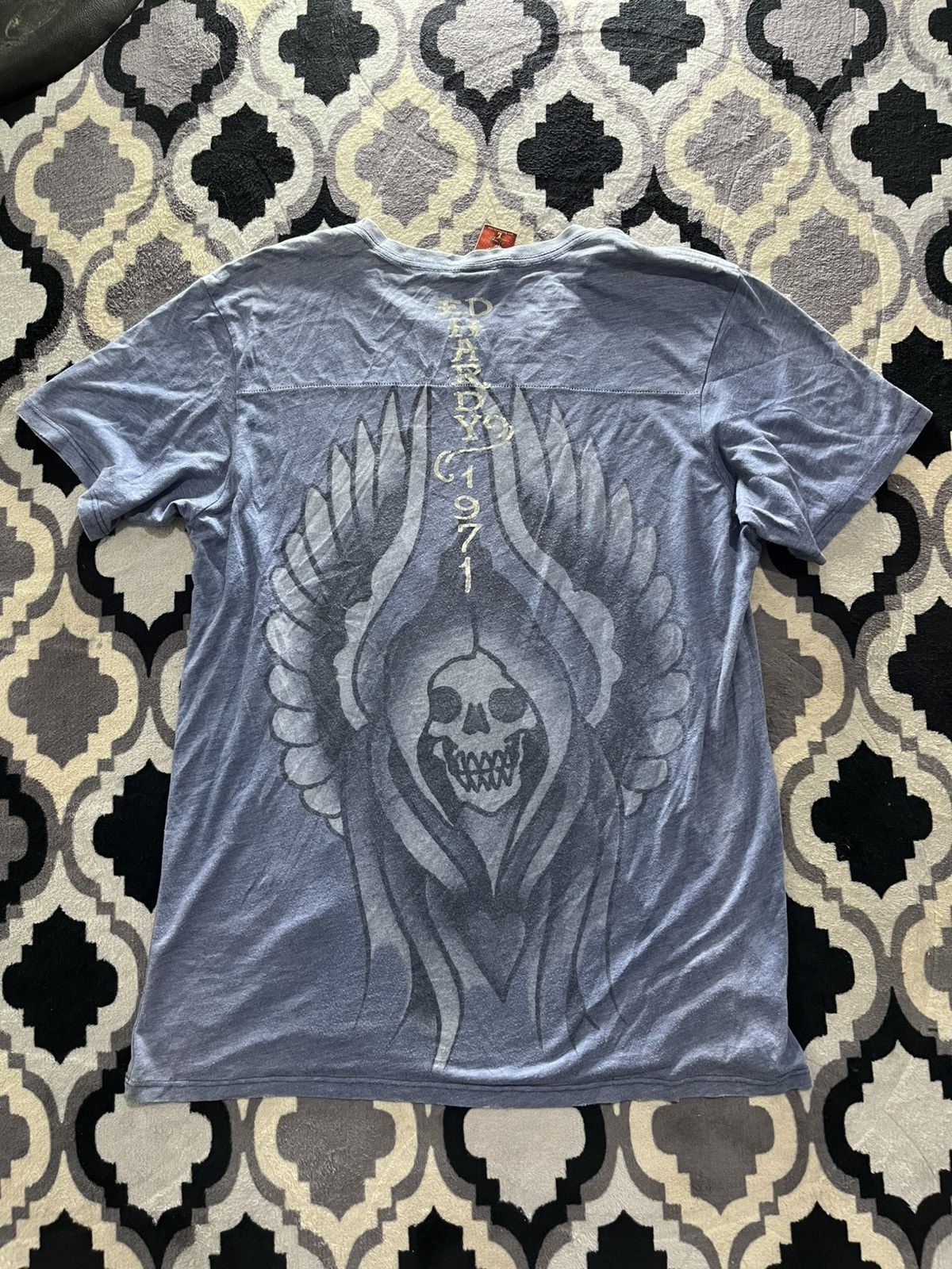 Ed Hardy Vintage ed hardy distressed ghostriders tshirt Size L / US 10 / IT 46 - 2 Thumbnail