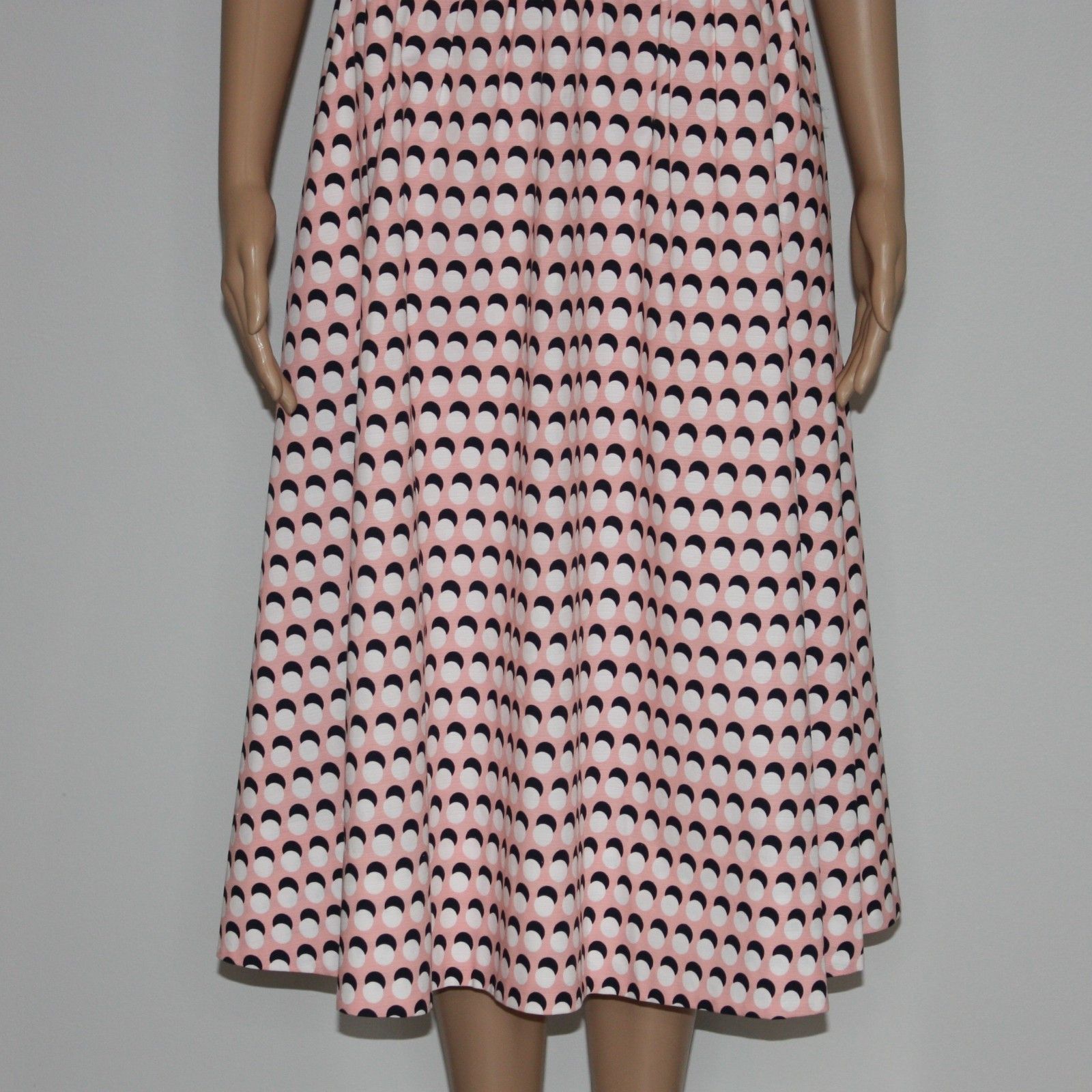 1901 Light Pink with Polka Dot A-line Dress in size Medium NWT Size M / US 6-8 / IT 42-44 - 4 Thumbnail