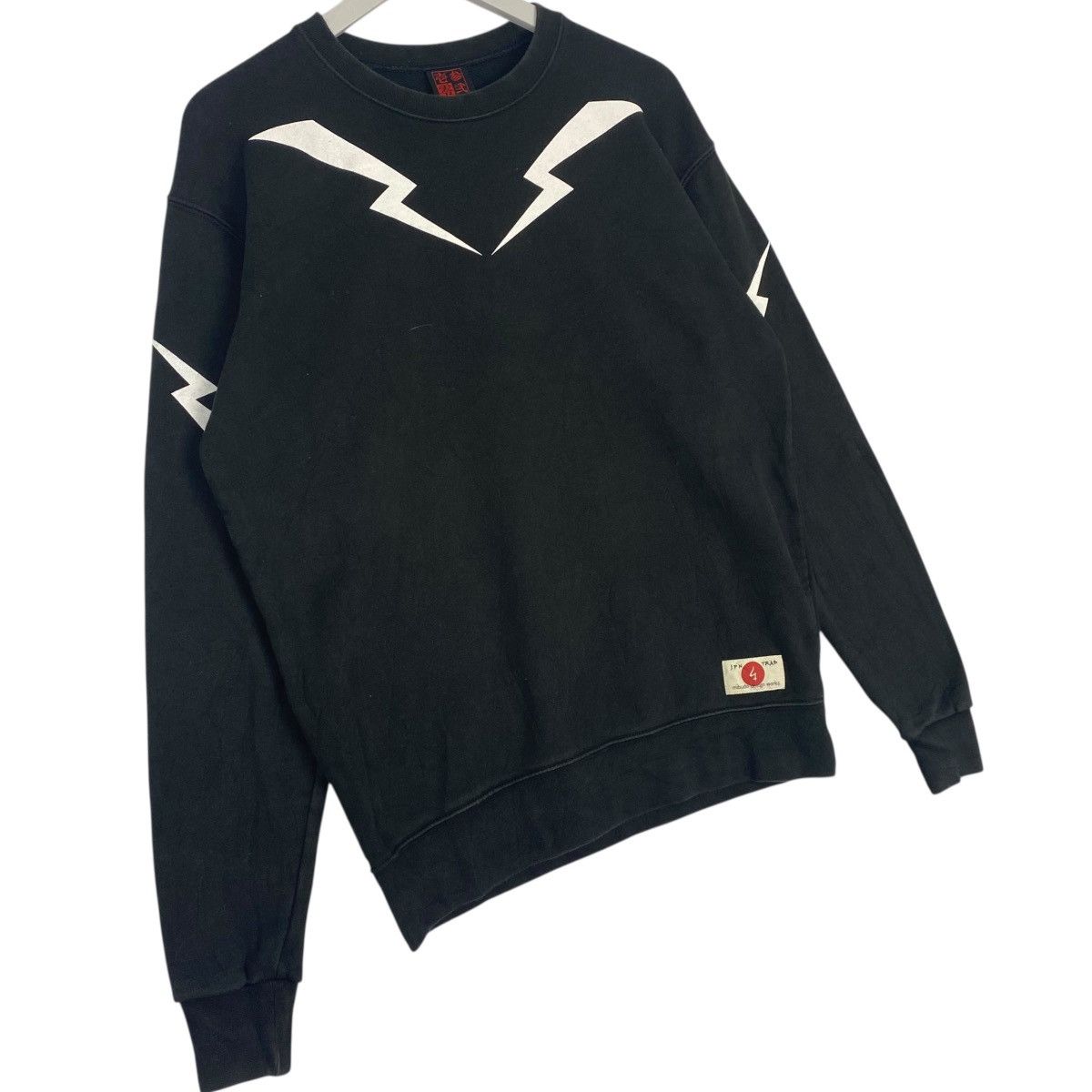Other Vintage Mibudo Design Printed Black Pullover Jumper Size L Size US L / EU 52-54 / 3 - 3 Thumbnail