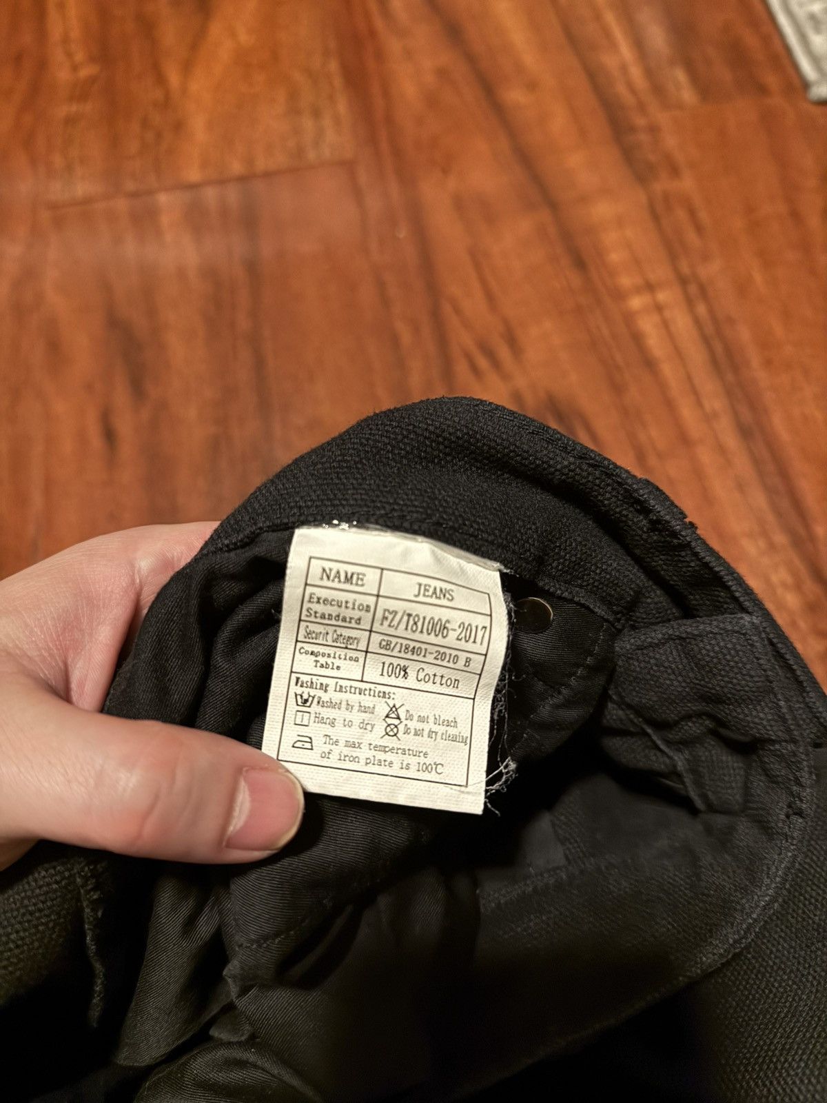 Other ART-E-FICIAL Black Baggy Double Cargo Pants Size US 31 - 5 Thumbnail