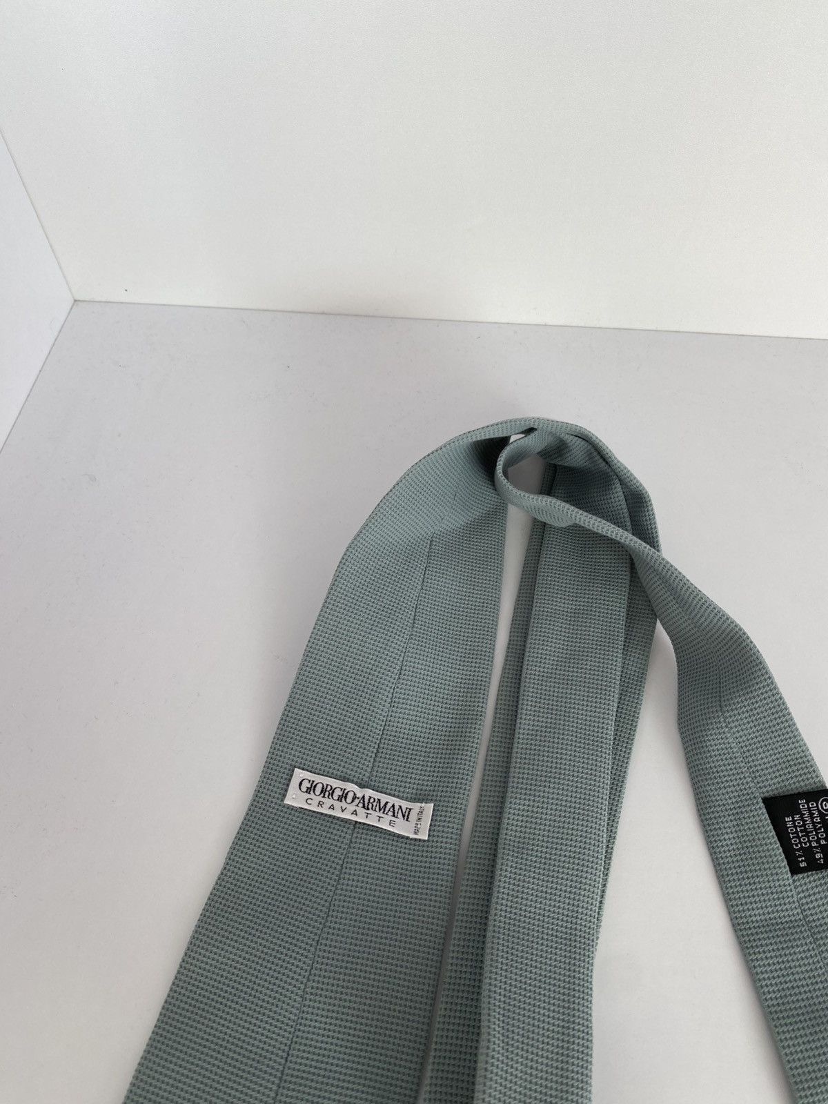 Giorgio Armani Vintage Giorgio Armani Tie Size ONE SIZE - 4 Thumbnail