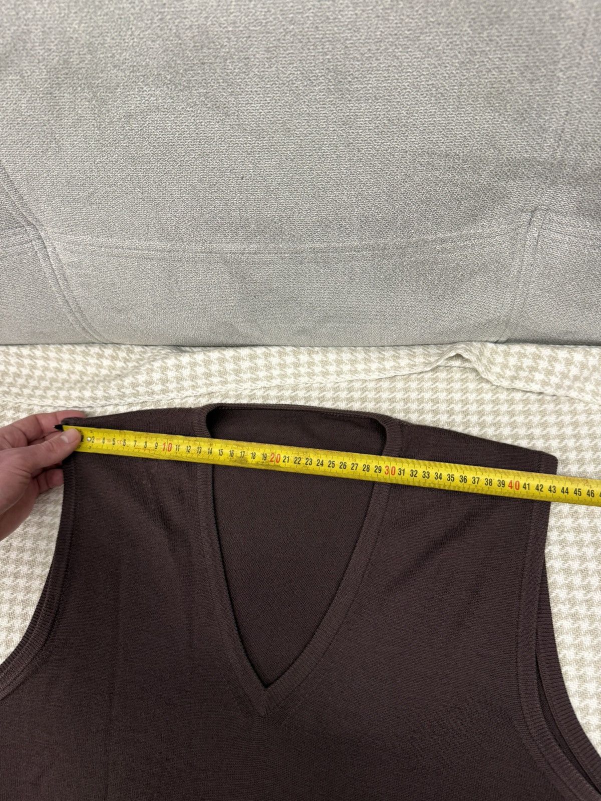 Yves Saint Laurent Vintage Yves Saint Laurent YSL Brown Vest Size US M / EU 48-50 / 2 - 9 Thumbnail