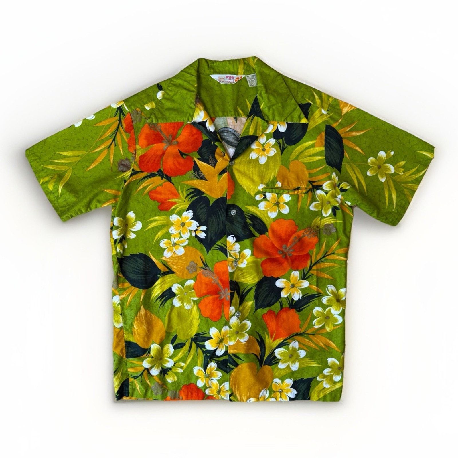 Vintage Vintage Sears Hawaii Shirt Medium Green 60s Short Sleeve Art Size US M / EU 48-50 / 2 - 1 Thumbnail