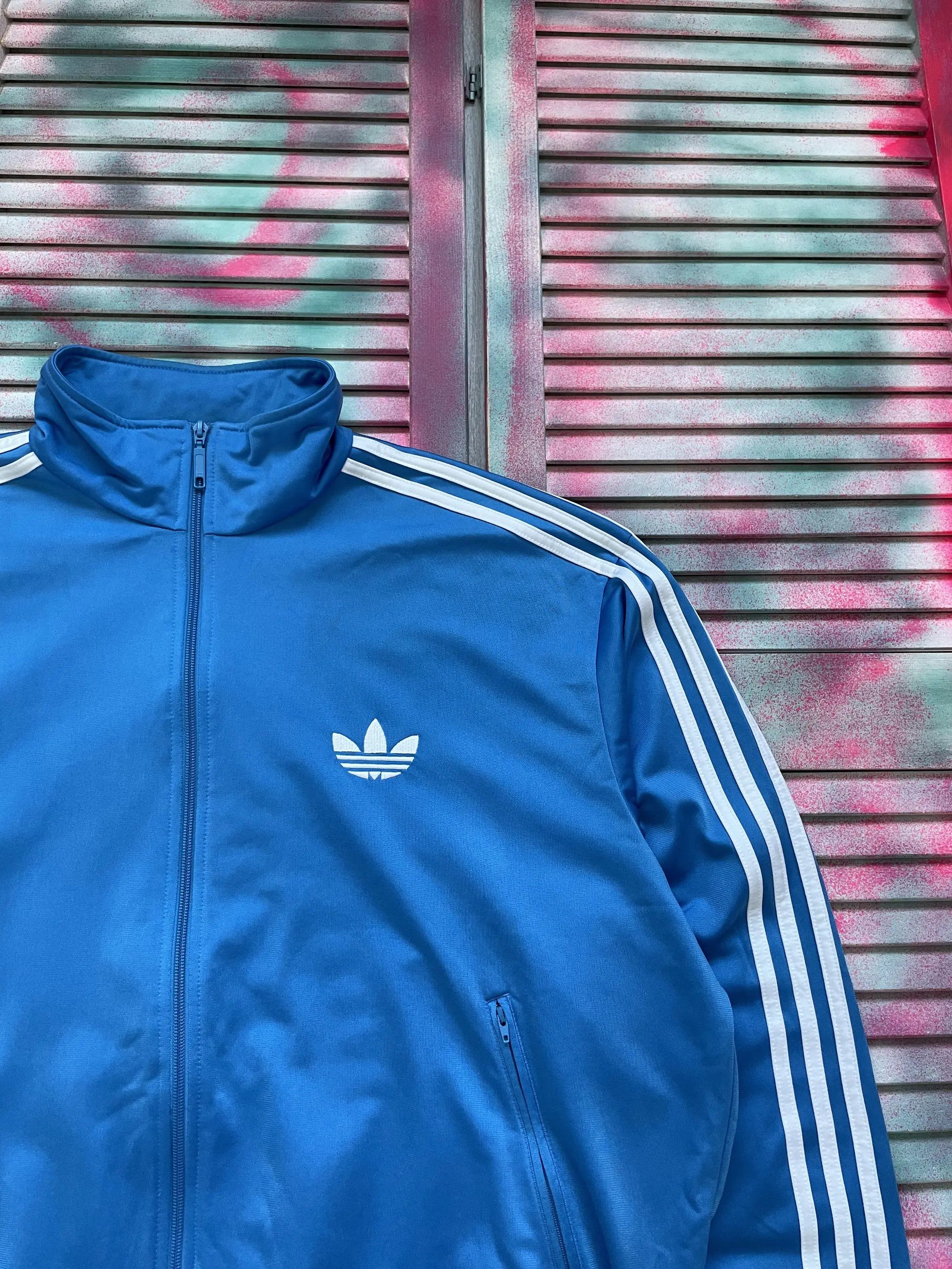 Adidas Adidas Original Firebird Track Top Zip Jacket Trefoil Logo Size US XL / EU 56 / 4 - 2 Thumbnail