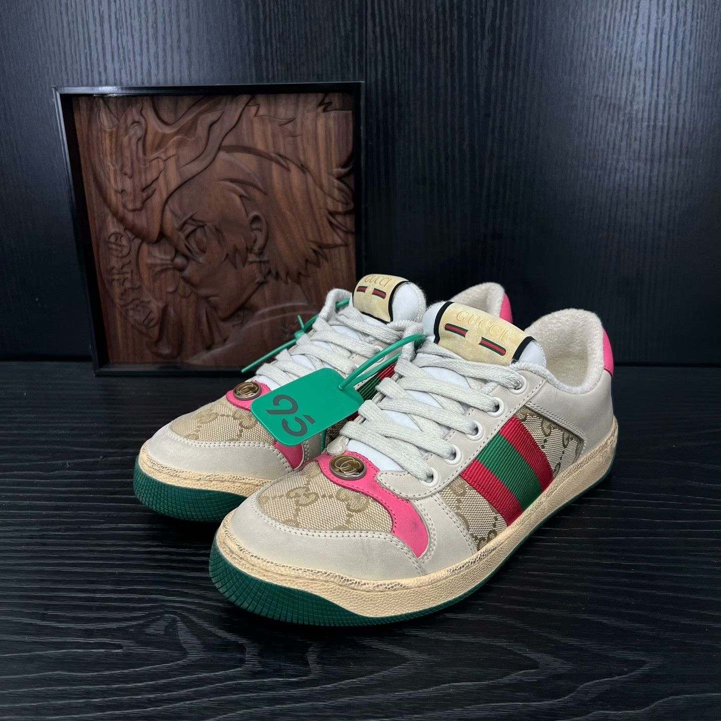Gucci Gucci Pink Lowtop Sneakers 36 Women Size US 6 / IT 36 - 1 Thumbnail