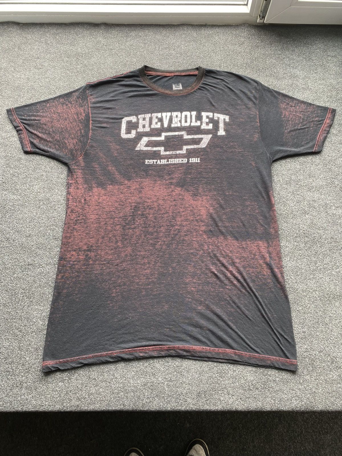 Vintage 🔥GM General Motors Chevrolet Black faded tee L mens Burnout Size US L / EU 52-54 / 3 - 1 Thumbnail