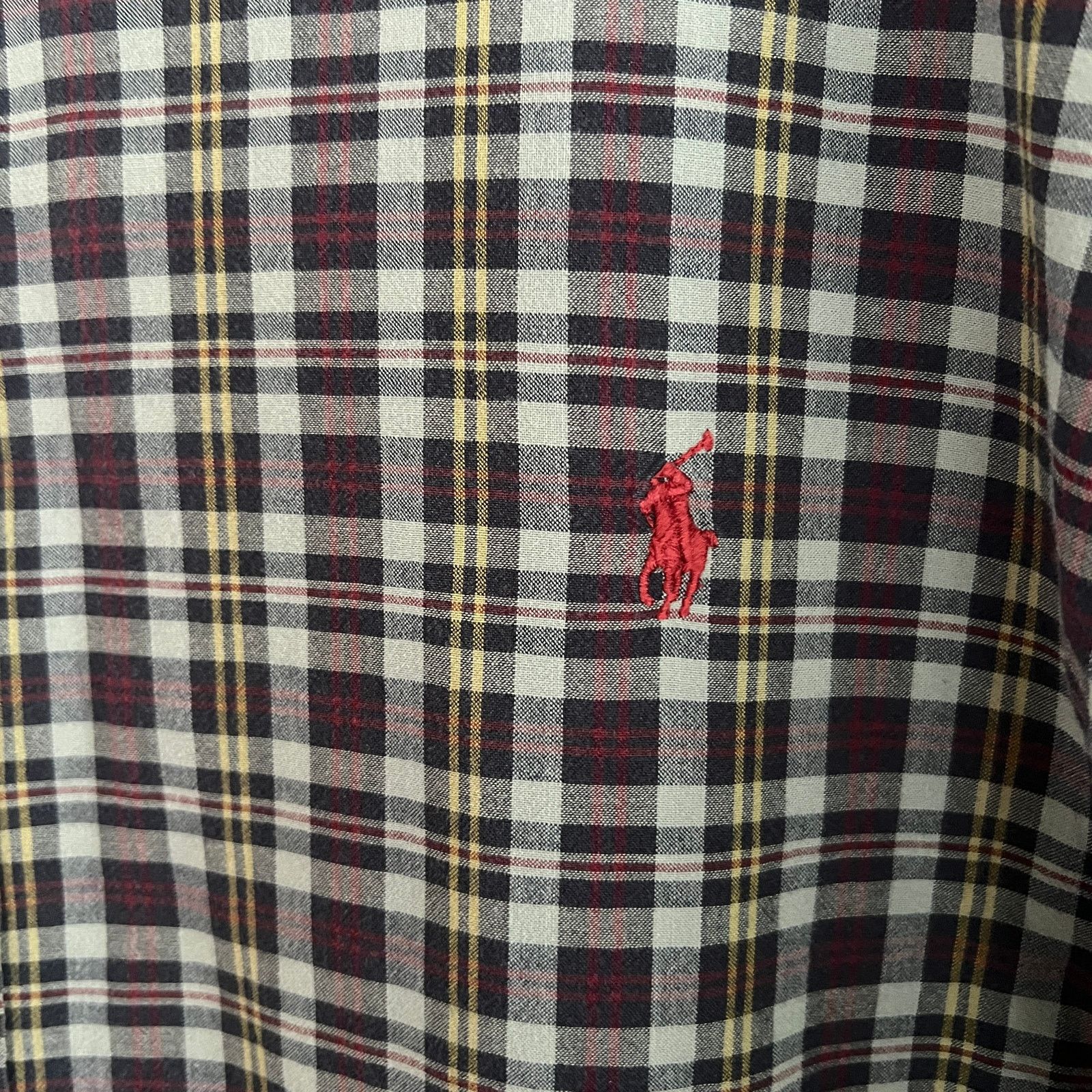 Polo Ralph Lauren VTG Polo Ralph Lauren Madras Mens LS Shirt XLT 25x34 Size US XL / EU 56 / 4 - 4 Thumbnail
