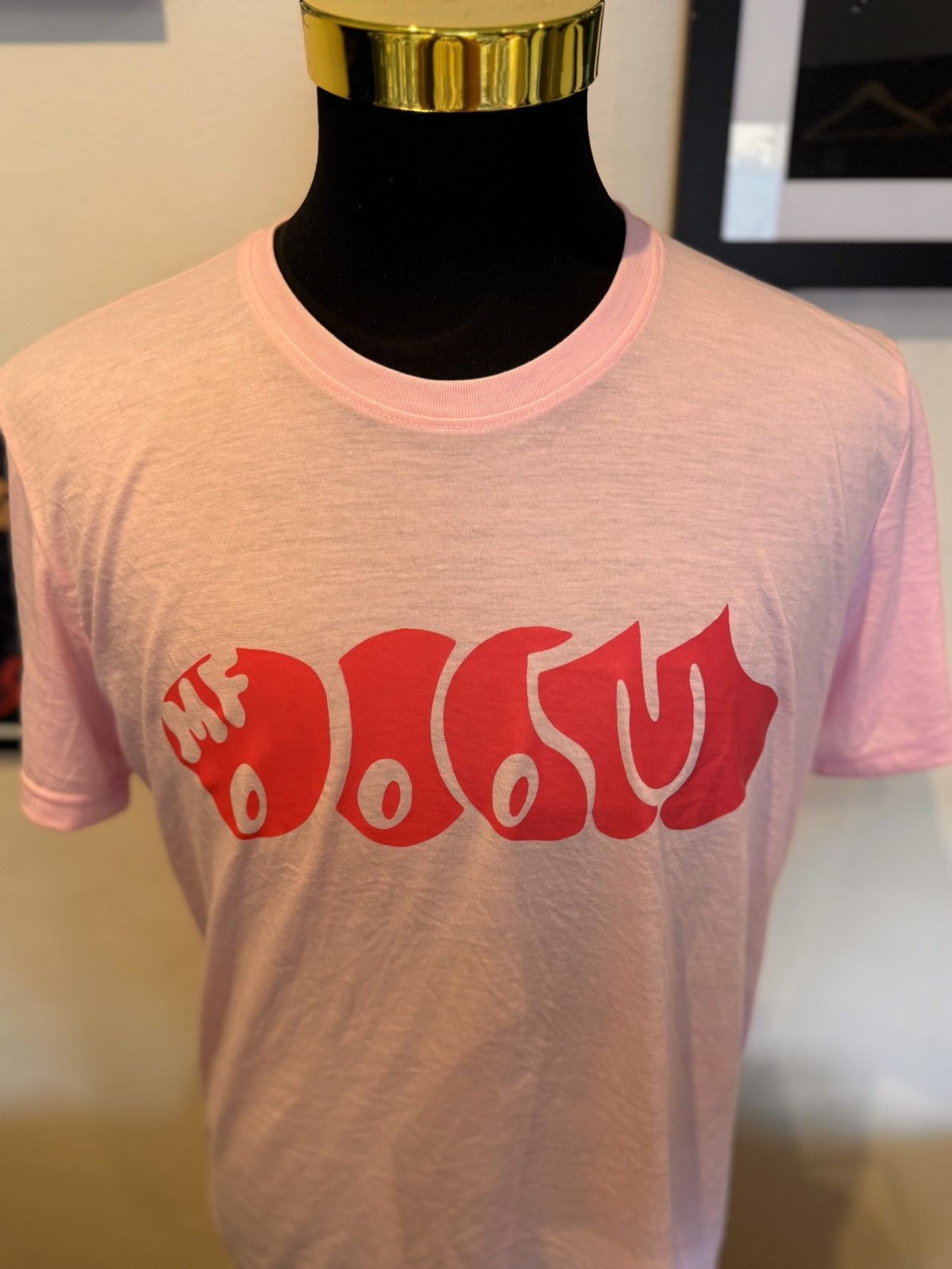 MF Doom MF DOOM Cotton Blend Chest & Back Logo Print Tee Size US L / EU 52-54 / 3 - 5 Thumbnail