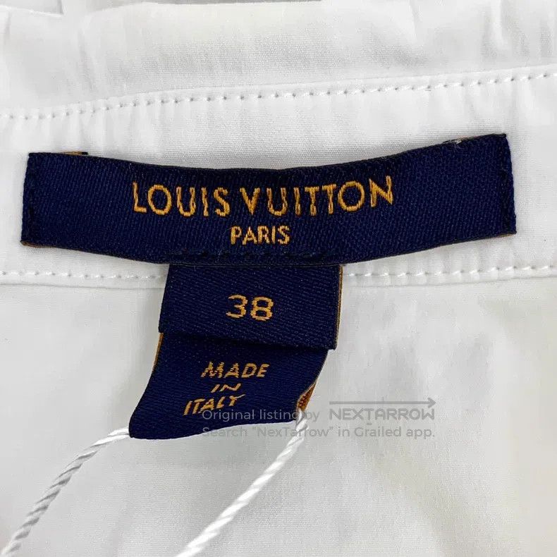 Louis Vuitton Louis Vuitton Cotton Single Breasted Long Sleeve Shirt wit Size XS / US 0-2 / IT 36-38 - 6 Thumbnail