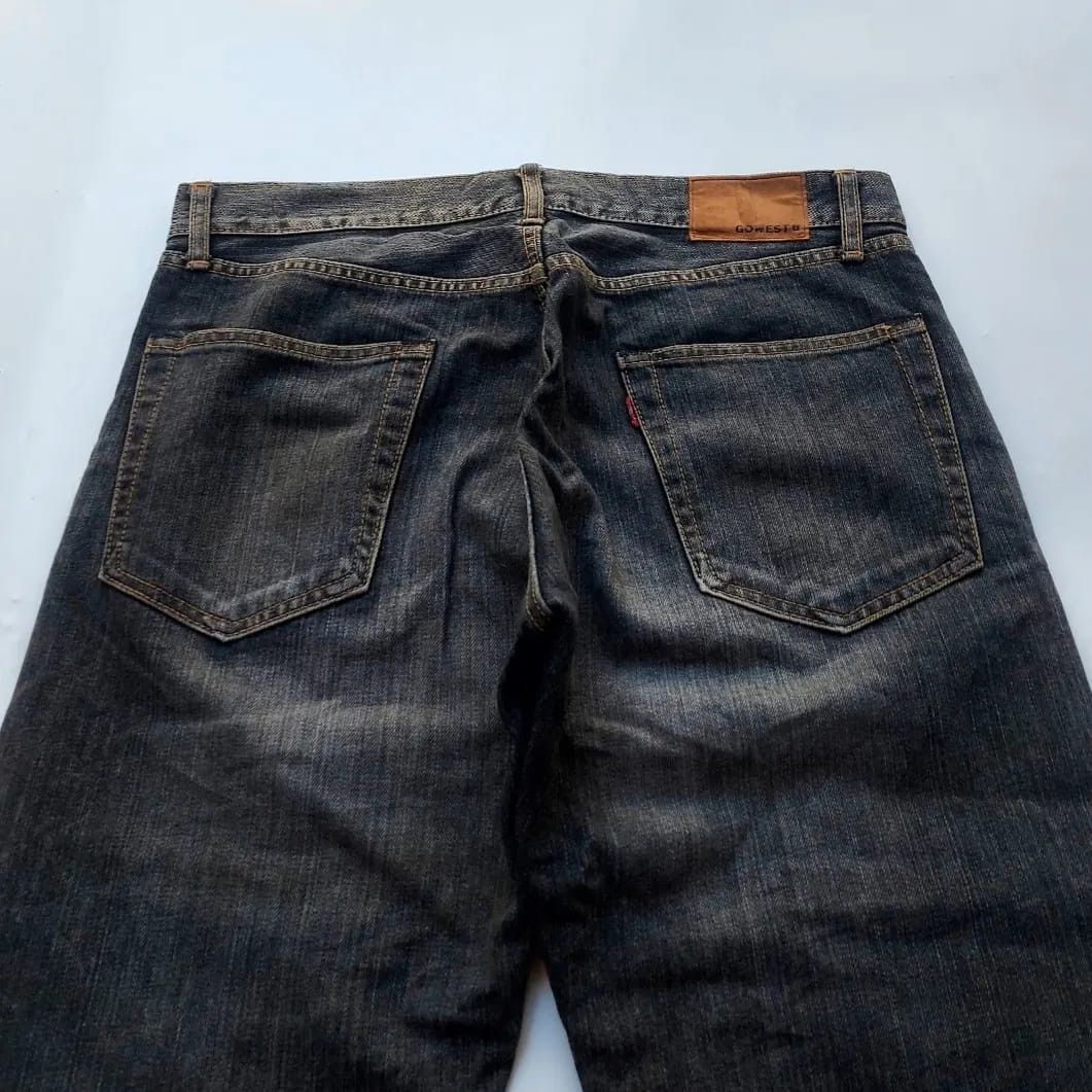 Japanese Brand × Vintage GOWEST PATCHWORK DENIM PANTS Size US 34 / EU 50 - 5 Thumbnail