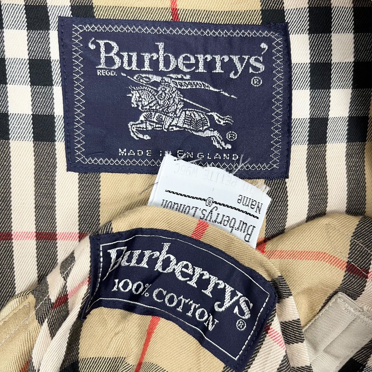 Burberry × Vintage Vintage 90’s Burberrys Women’s Trench Coat Size S / US 4 / IT 40 - 11 Thumbnail