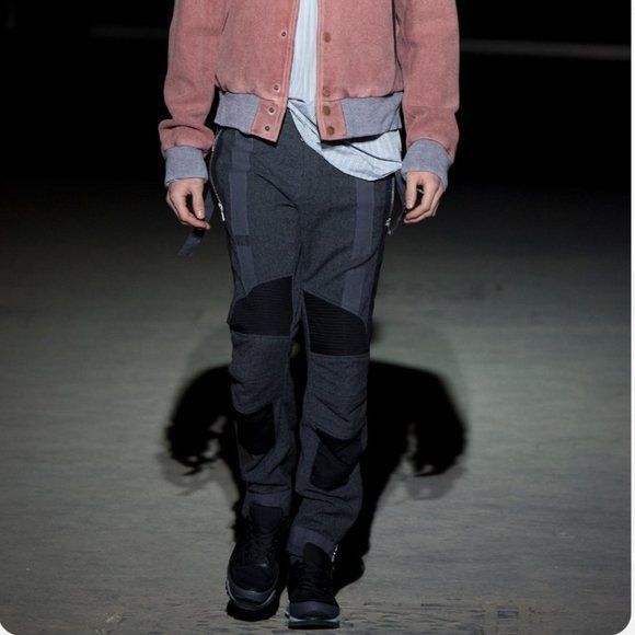 Dries Van Noten Dries Van Noten AW 14 Runway Biker Moto Zipper Wool Pants Size US 40 / EU 56 - 1 Thumbnail
