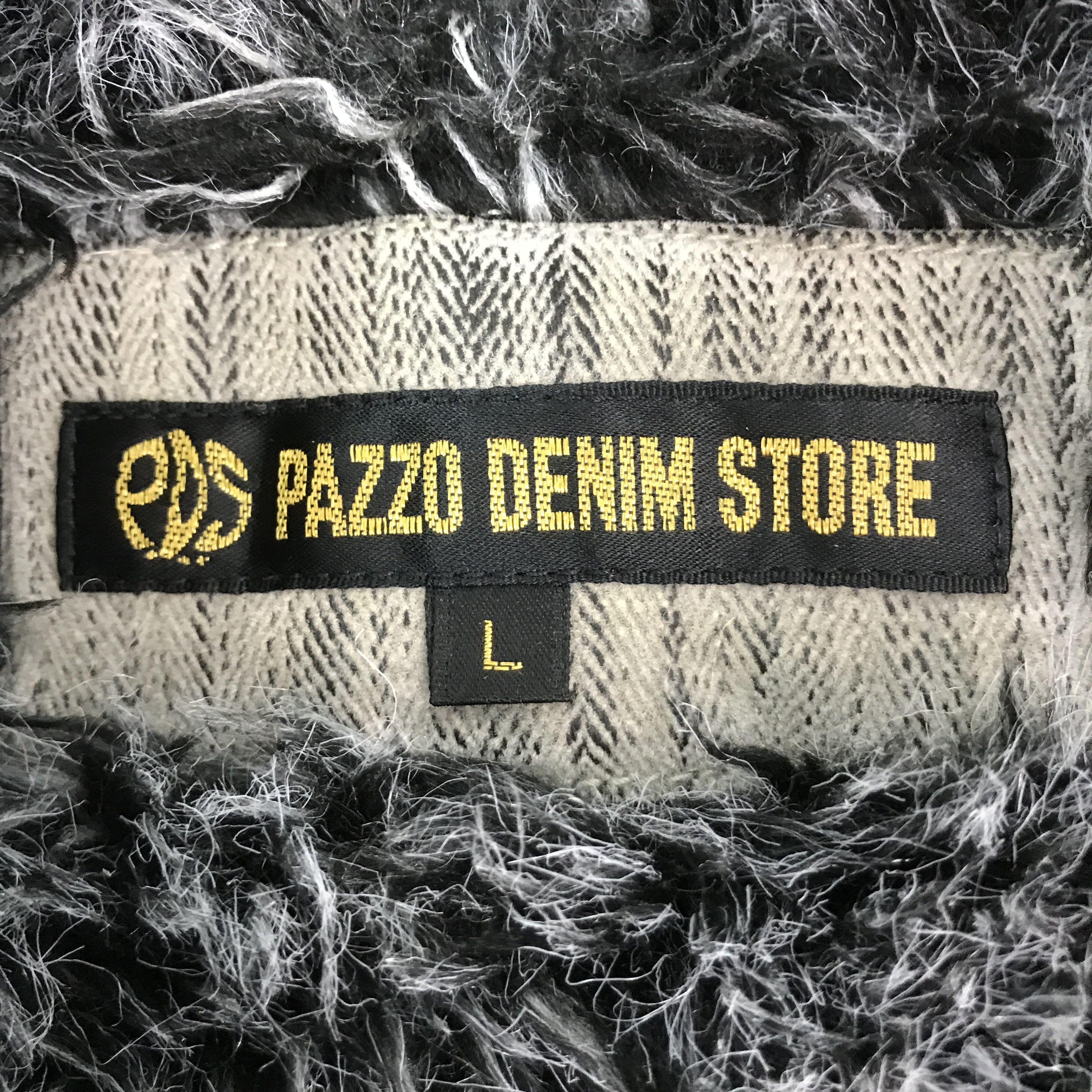 Pazzo pazzo denim stores Fur Design jacket K71B5 Size US L / EU 52-54 / 3 - 11 Thumbnail
