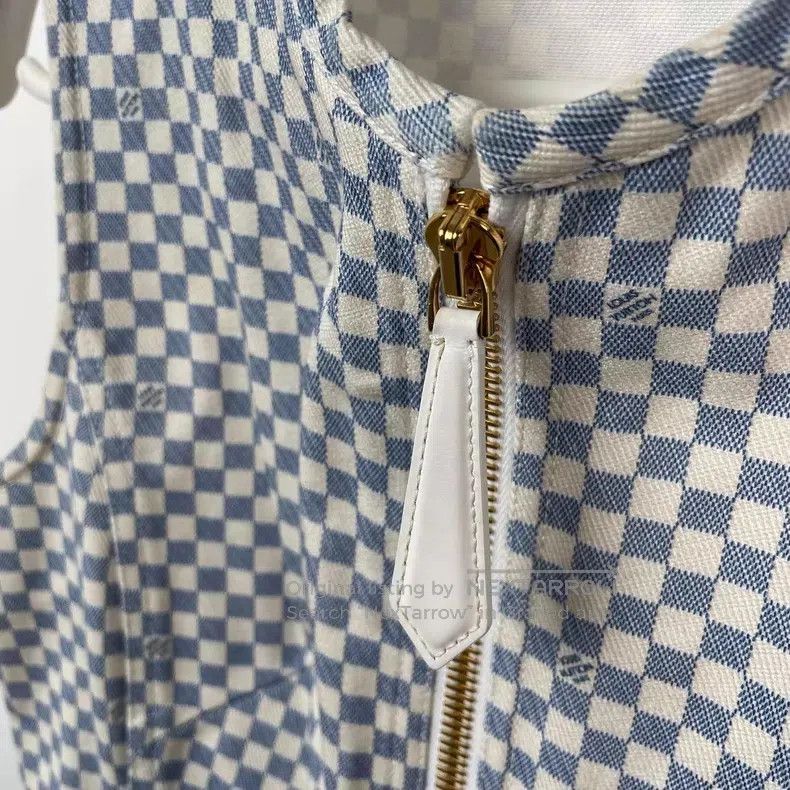 Louis Vuitton Louis Vuitton Denim checkerboard dress Size XS / US 0-2 / IT 36-38 - 9 Thumbnail